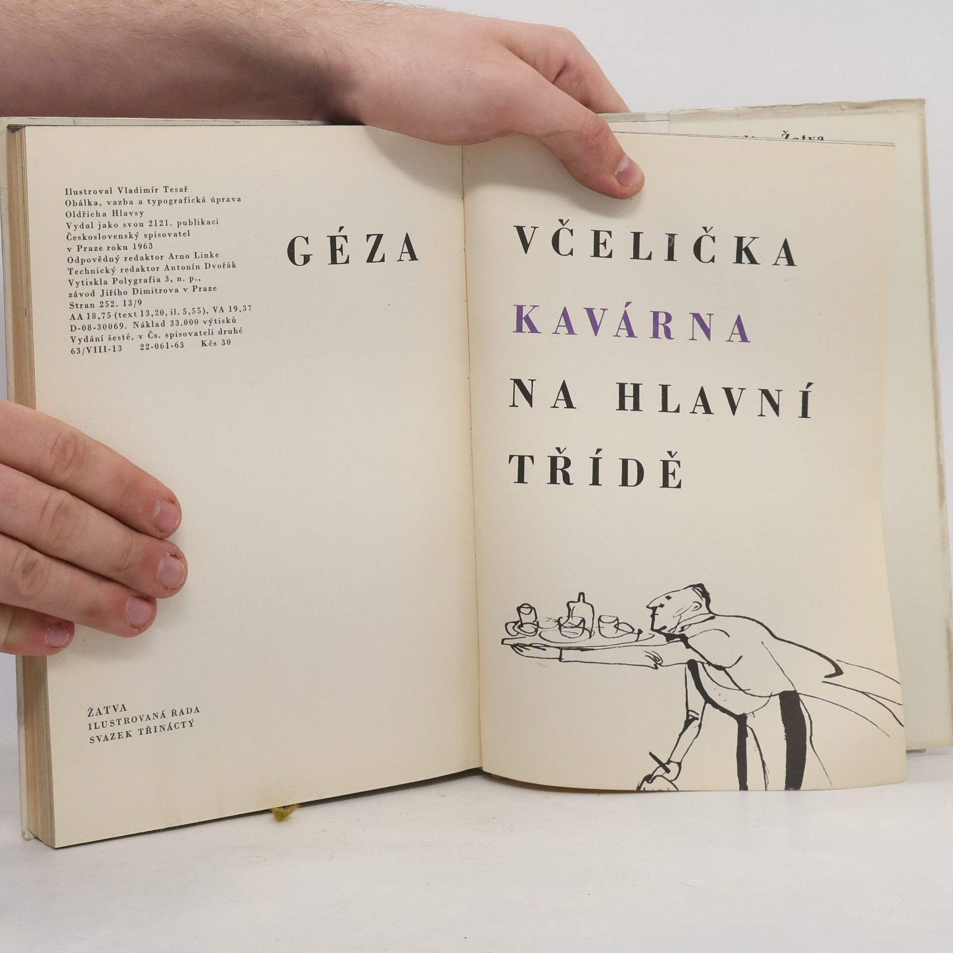 Géza Včelička Kavárna na hlavní třídě
