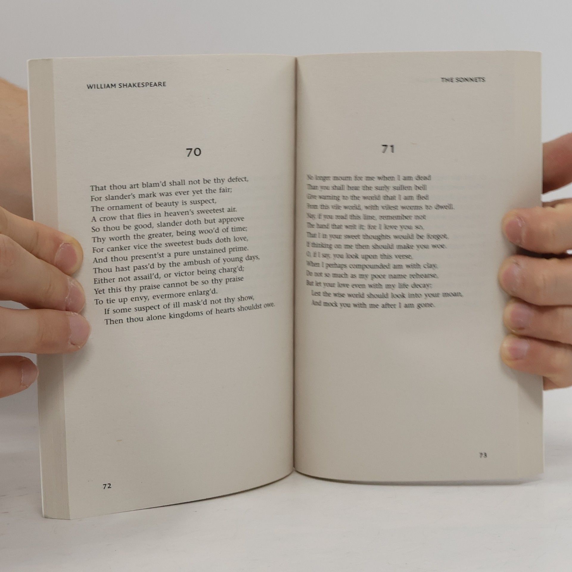 William Shakespeare The Sonnets