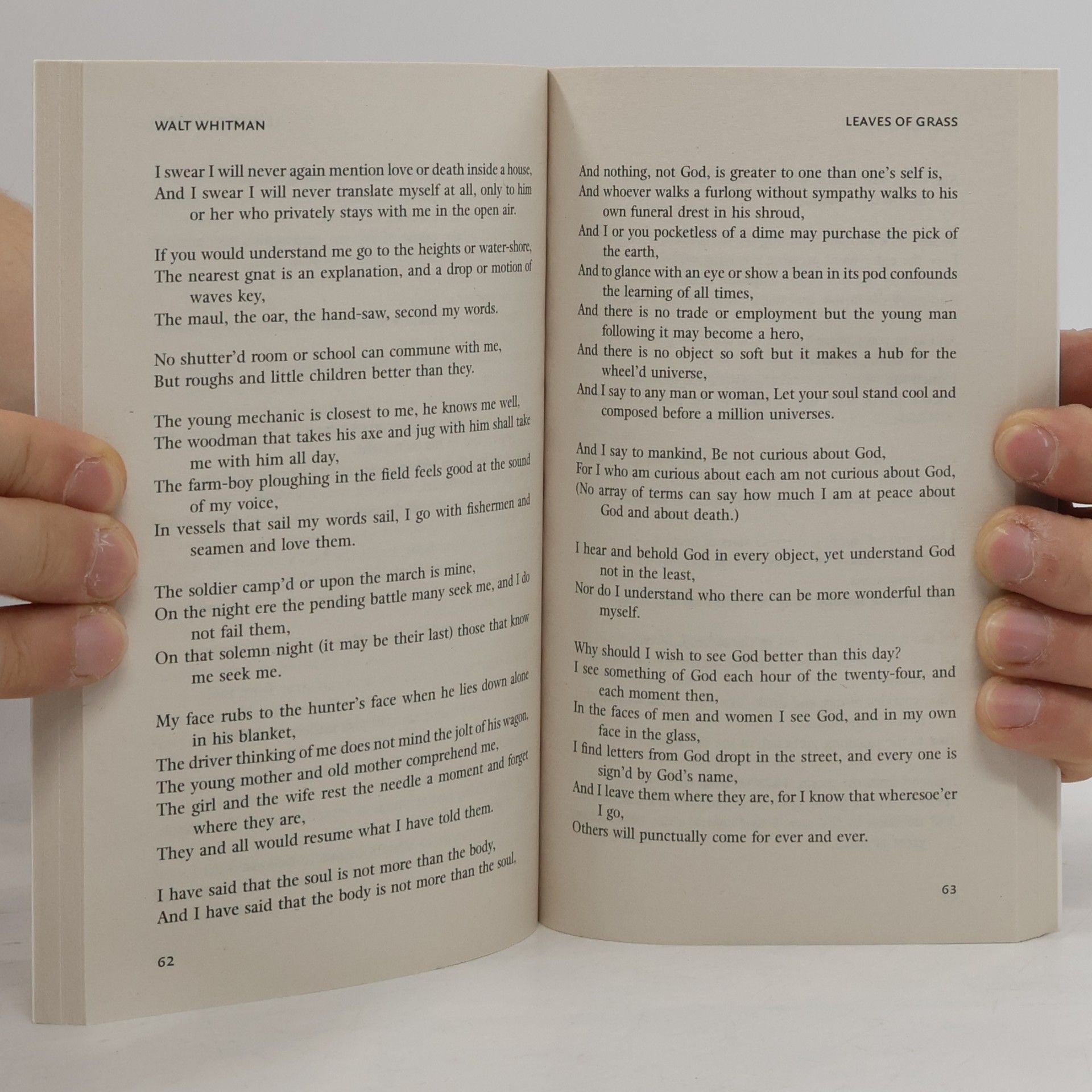 Walt Whitman Leaves of grass