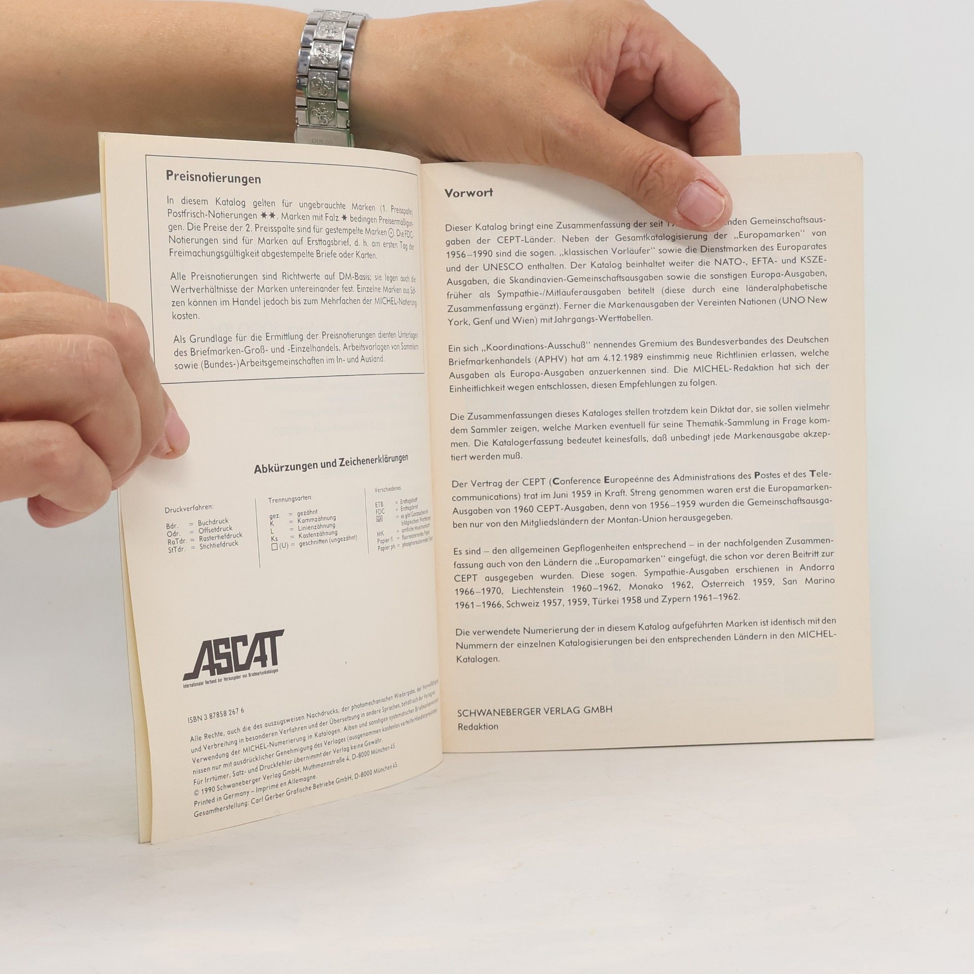 Various authors Michel CEPT/UNO-Katalog 1990/91