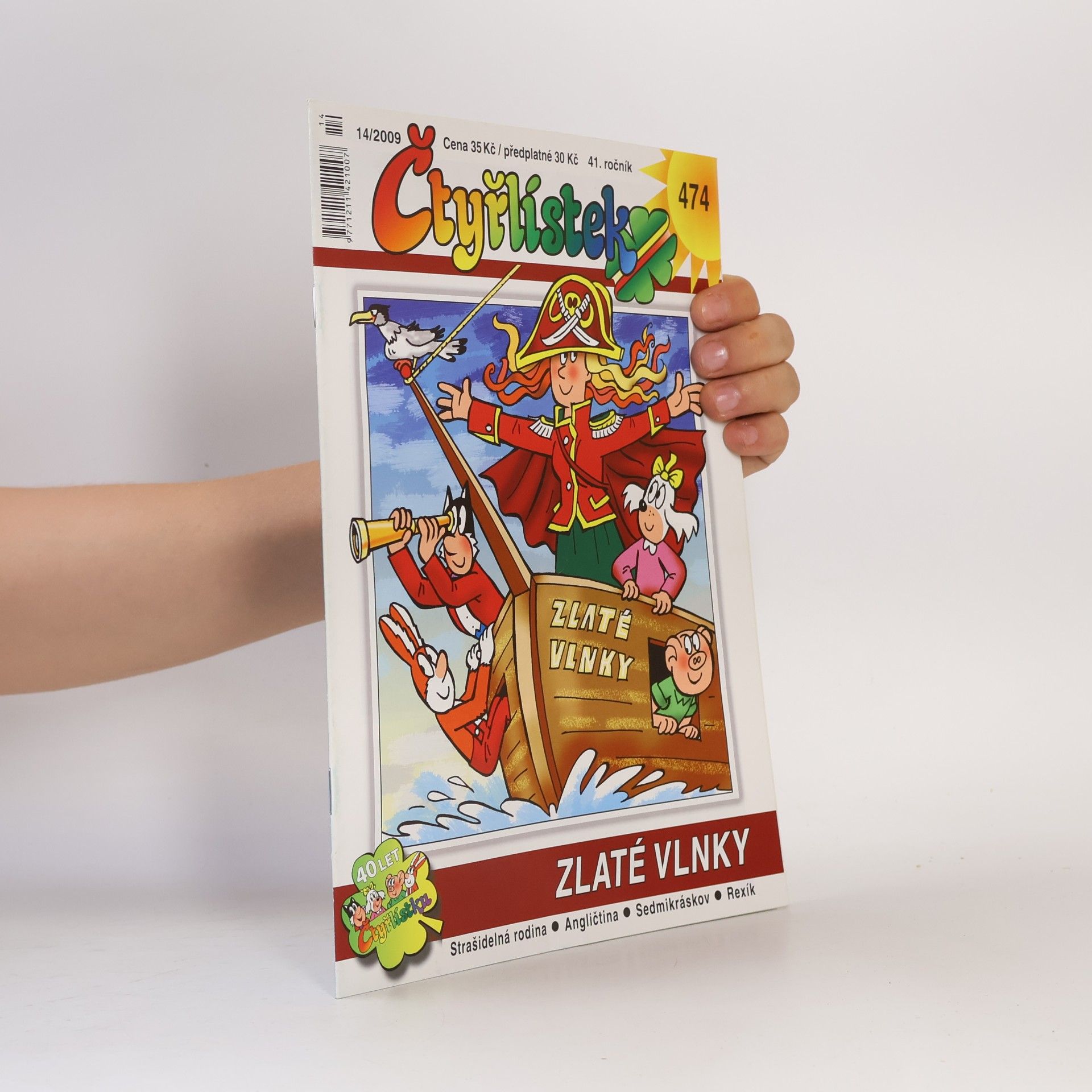Autorenkollektiv Čtyřlístek 474, 14/2009. Zlaté vlnky