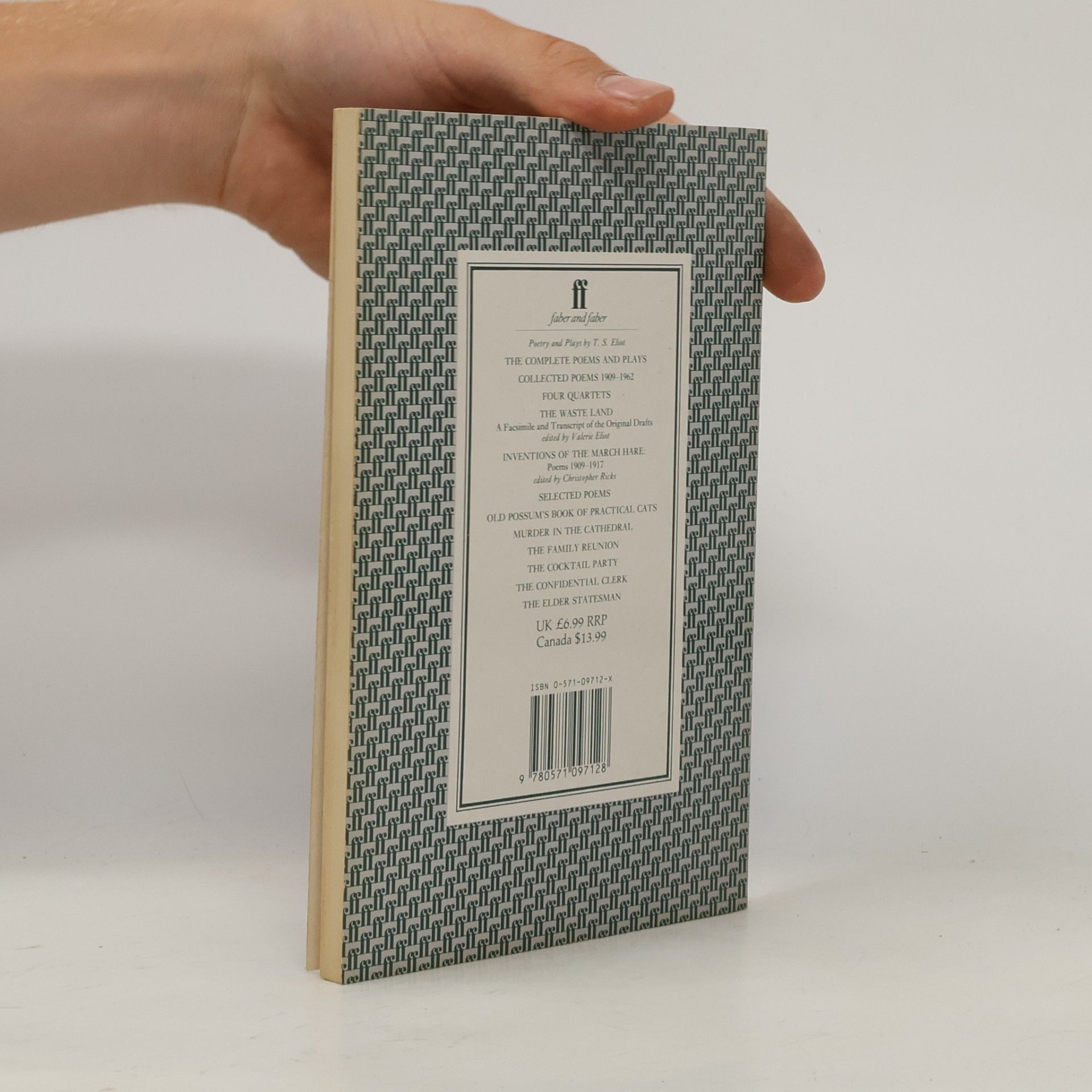 T. S. Eliot The Waste Land and Other Poems