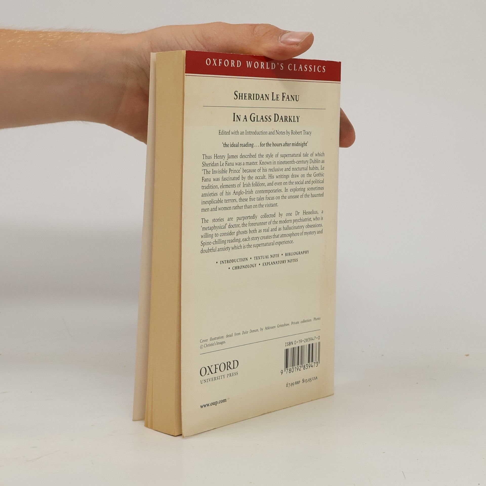 Joseph Sheridan Le Fanu Oxford World's Classics: In a Glass Darkly
