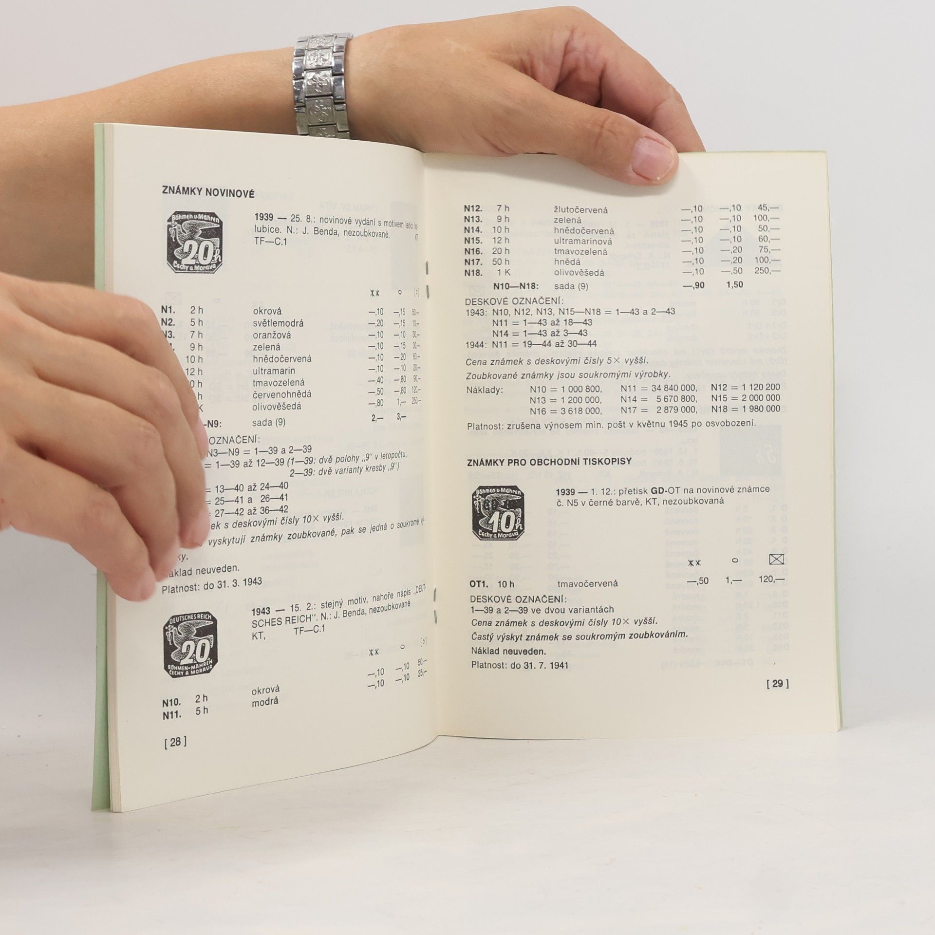 Kolektiv autorů Katalog známek a celin 1939- 1945