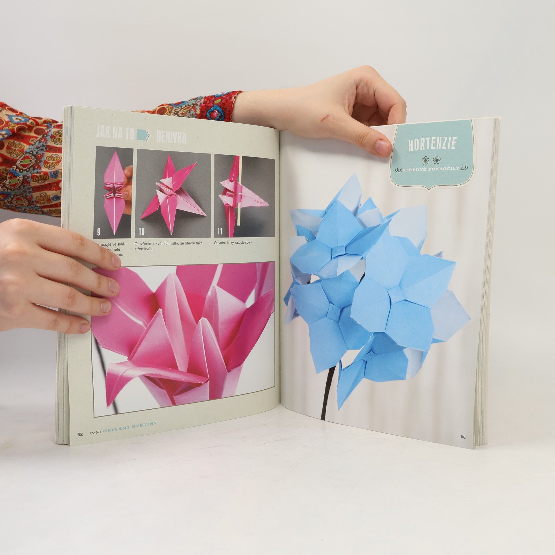 Anca Oprea Origami květiny : 23 nádherných květů z papíru