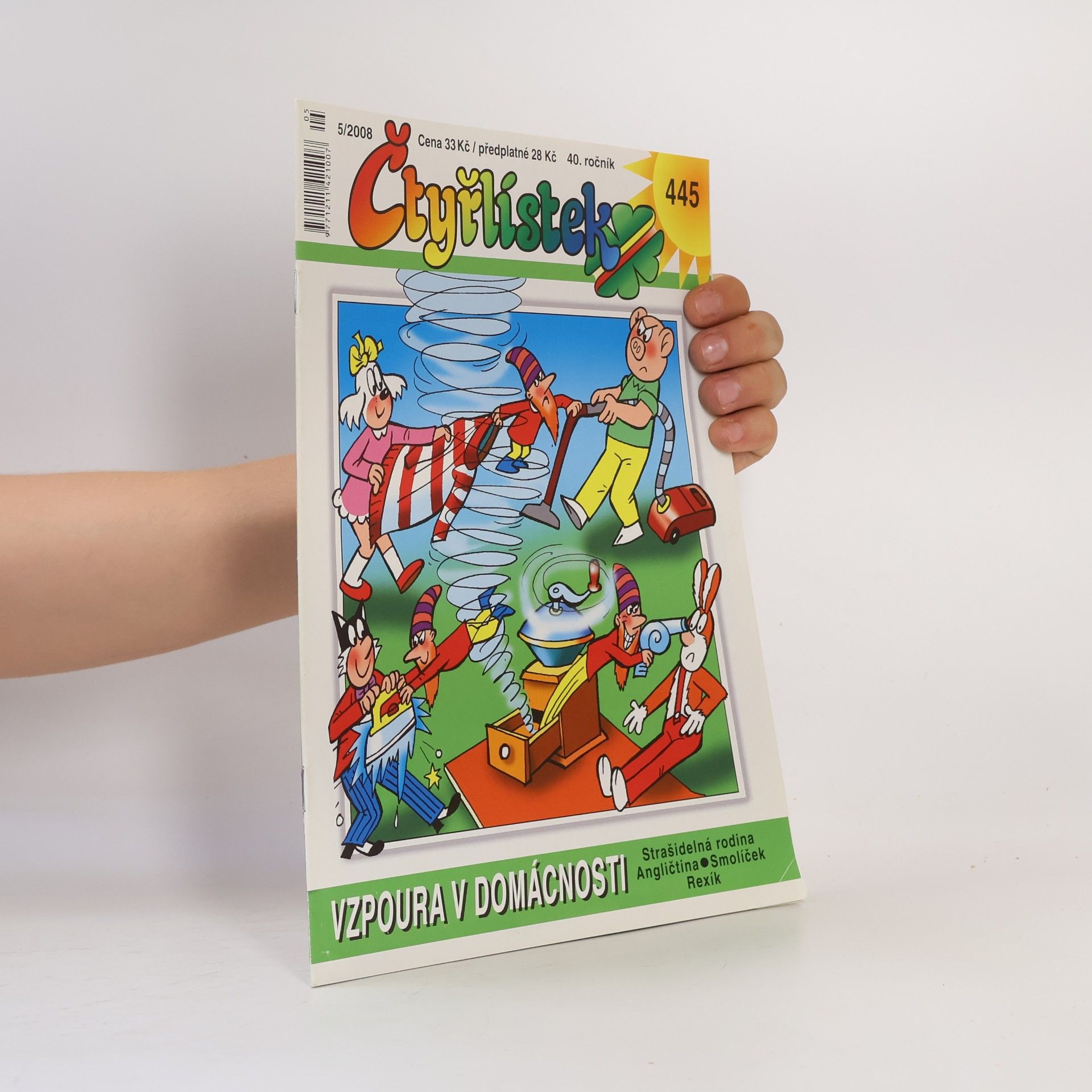 AA.VV. Čtyřlístek 445, 5/2008. Vzpoura v domácnosti
