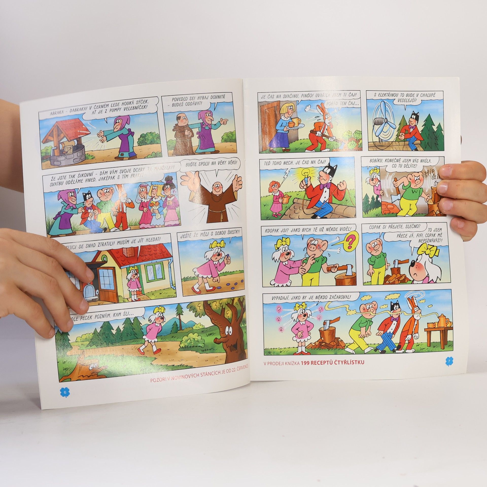 Autorenkollektiv Čtyřlístek 453, 13/2008. Zapomněnka