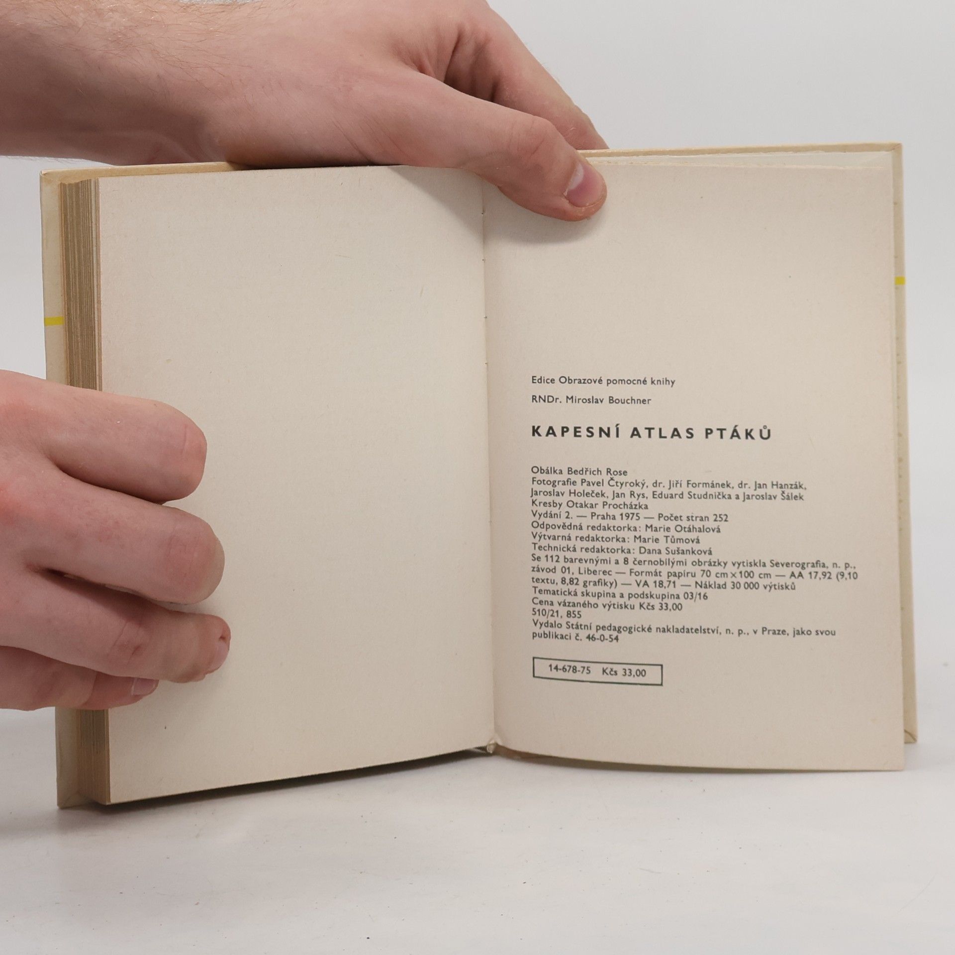 Miroslav Bouchner Kapesní atlas ptáků