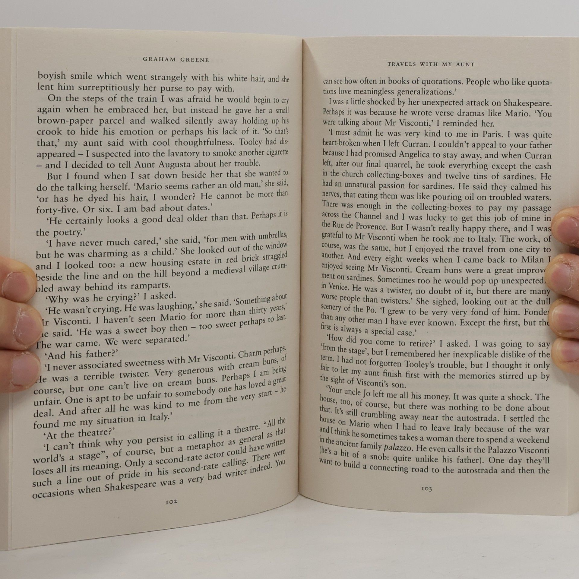 Graham Greene Travels With My Aunt