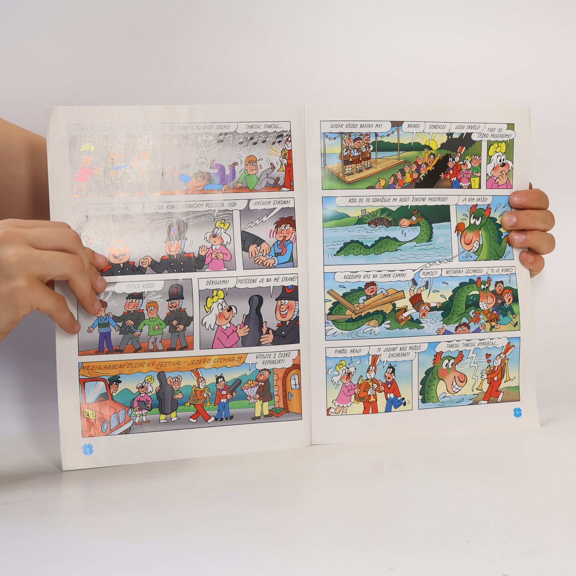 Autorenkollektiv Čtyřlístek 473, 13/2009. Pinďa dudák