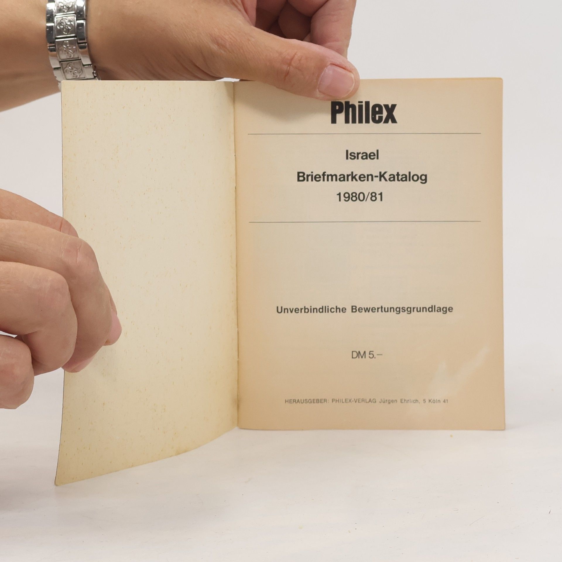 Autorenkollektiv Philex. Israel 1980/81