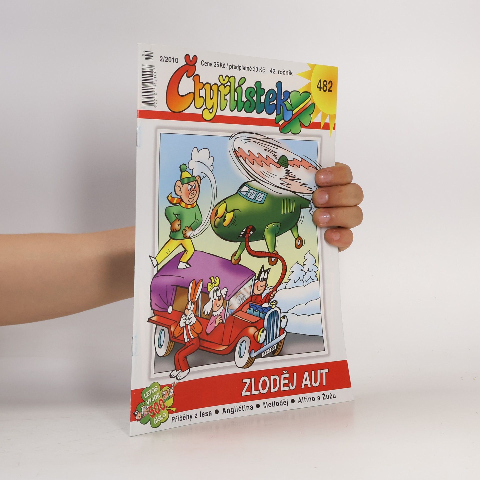 Autorenkollektiv Čtyřlístek 482, 2/2010. Zloděj aut