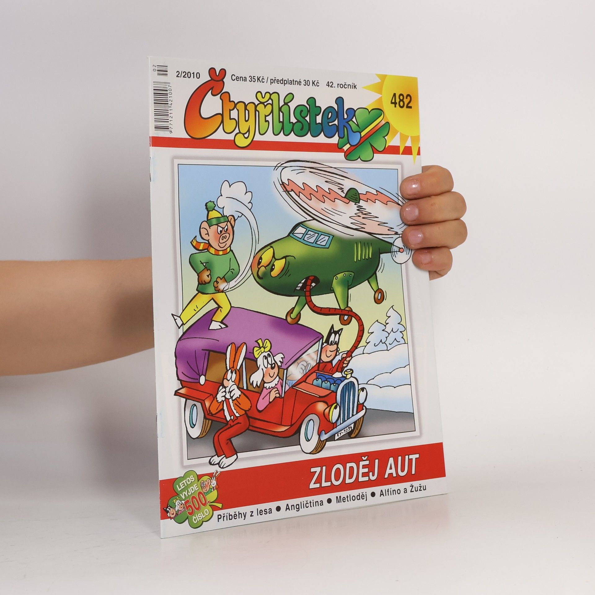 Autorenkollektiv Čtyřlístek 482, 2/2010. Zloděj aut