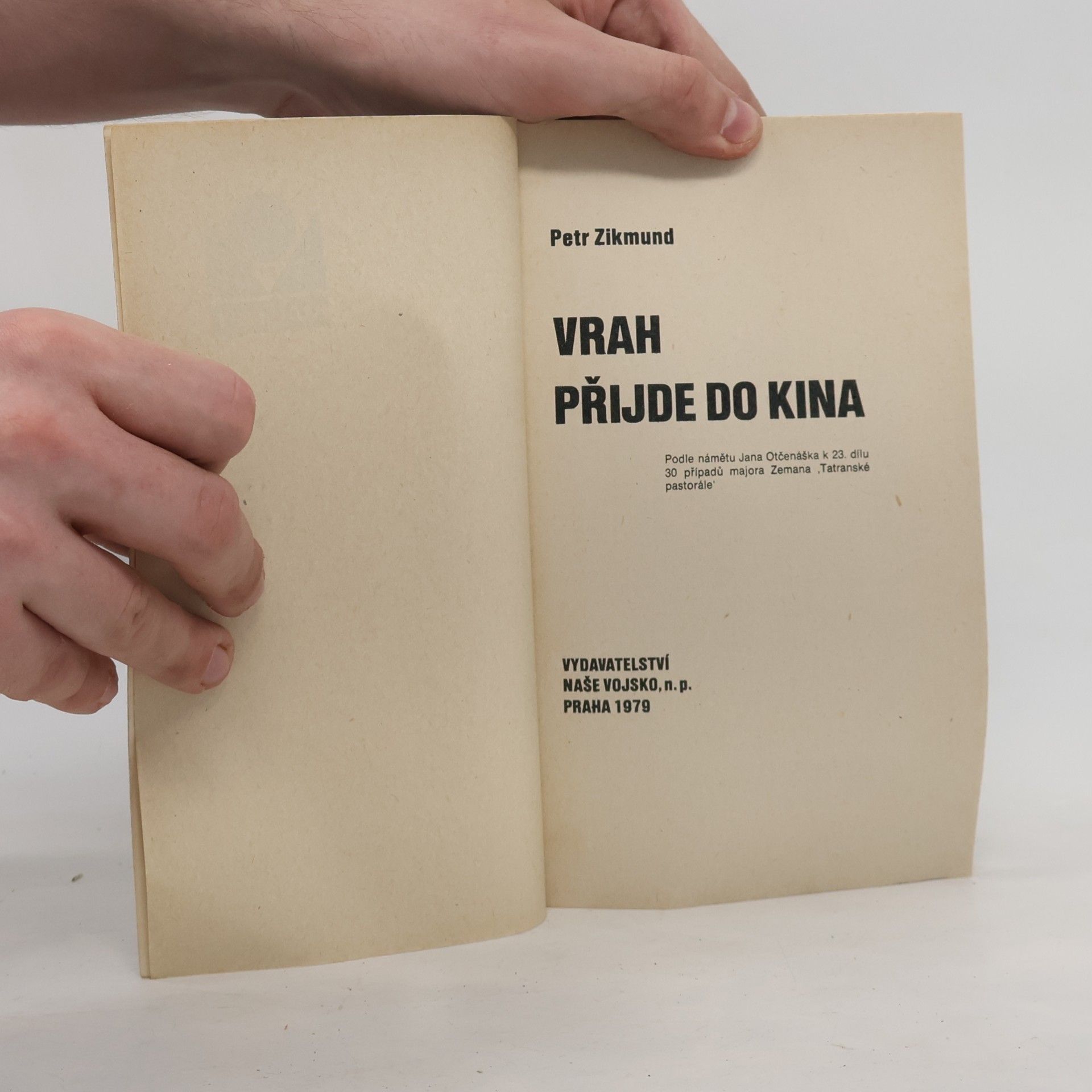Petr Zikmund Vrah přijde do kina