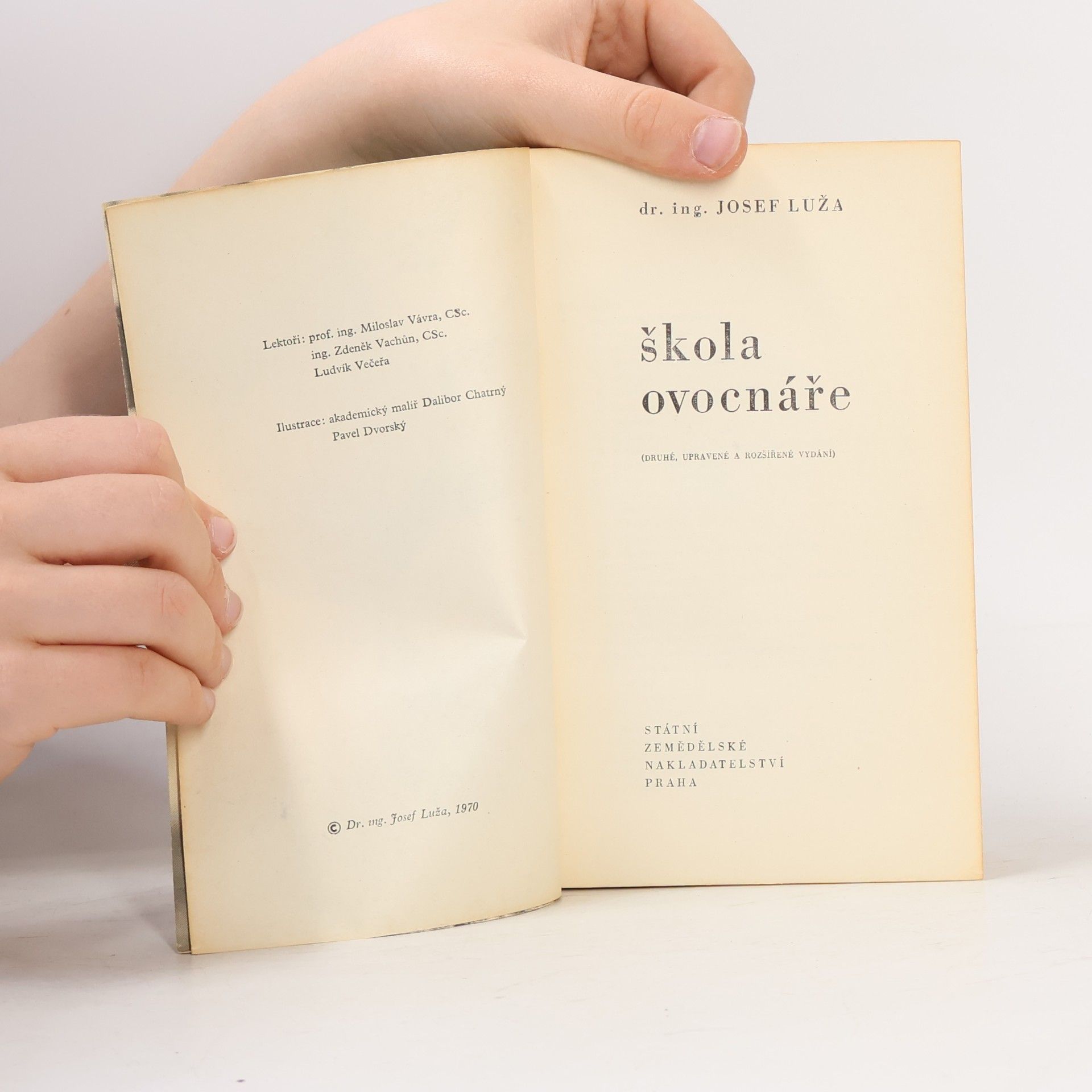 Josef Luža Škola ovocnáře