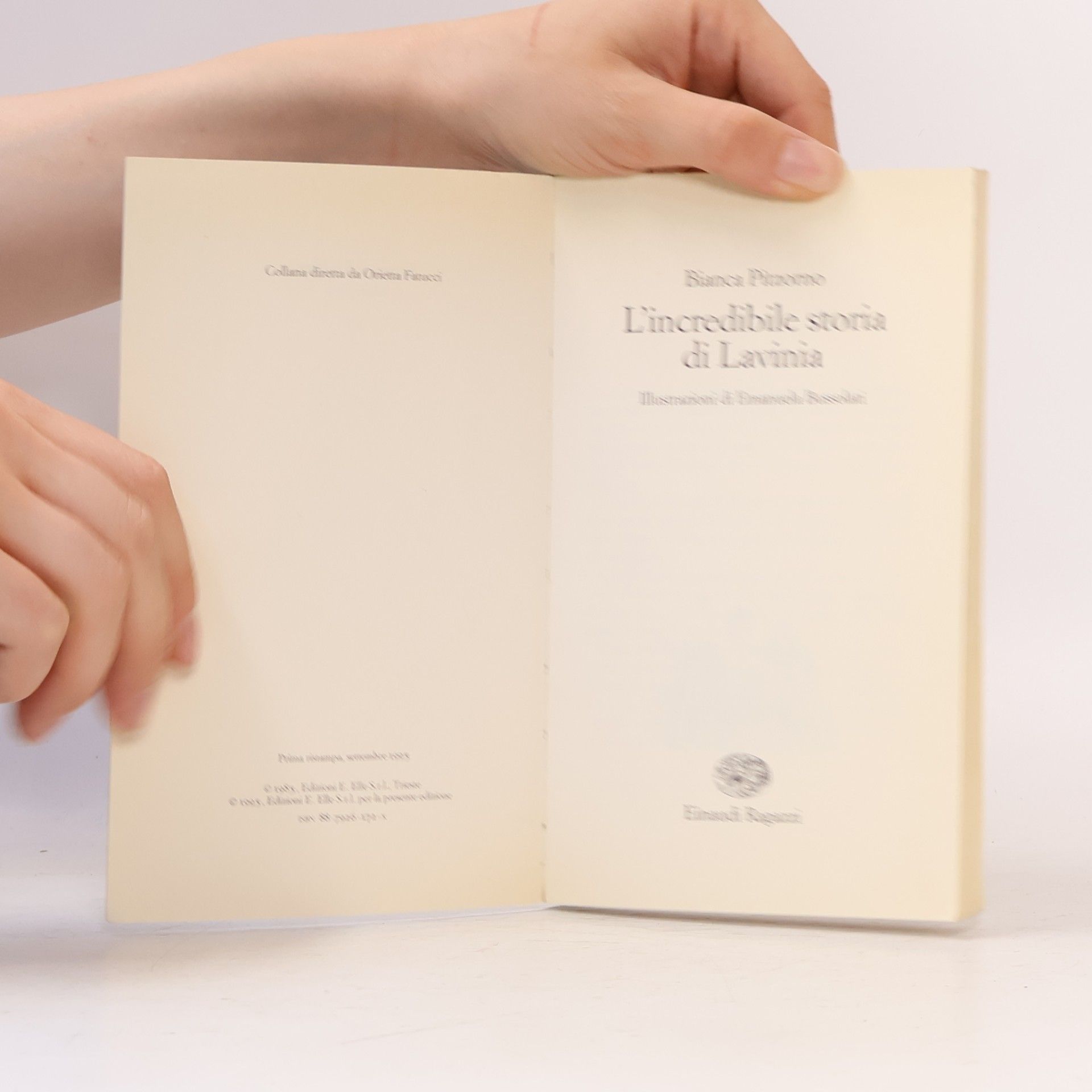 Bianca Pitzorno Einaudi Ragazzi - 45: L'incredibile storia di Lavinia