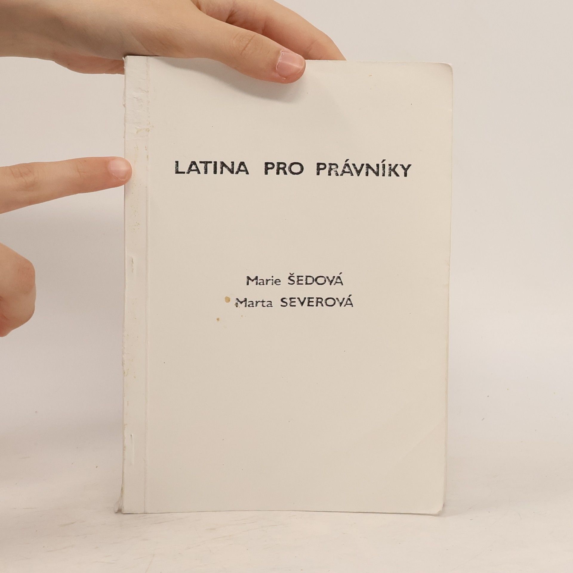 Marie Šedová Latina pro právníky