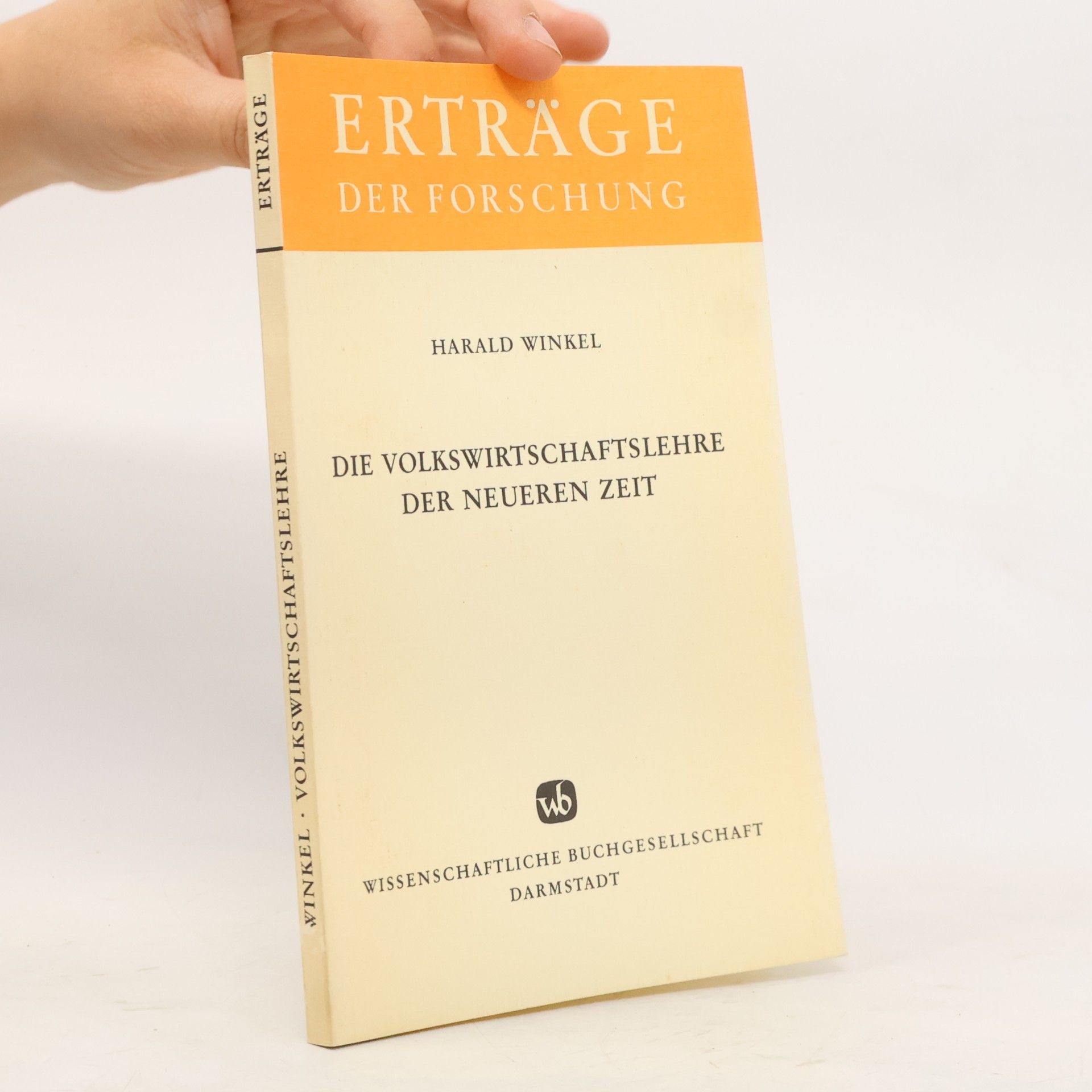 Die Volkswirtschaftslehre der neueren Zeit