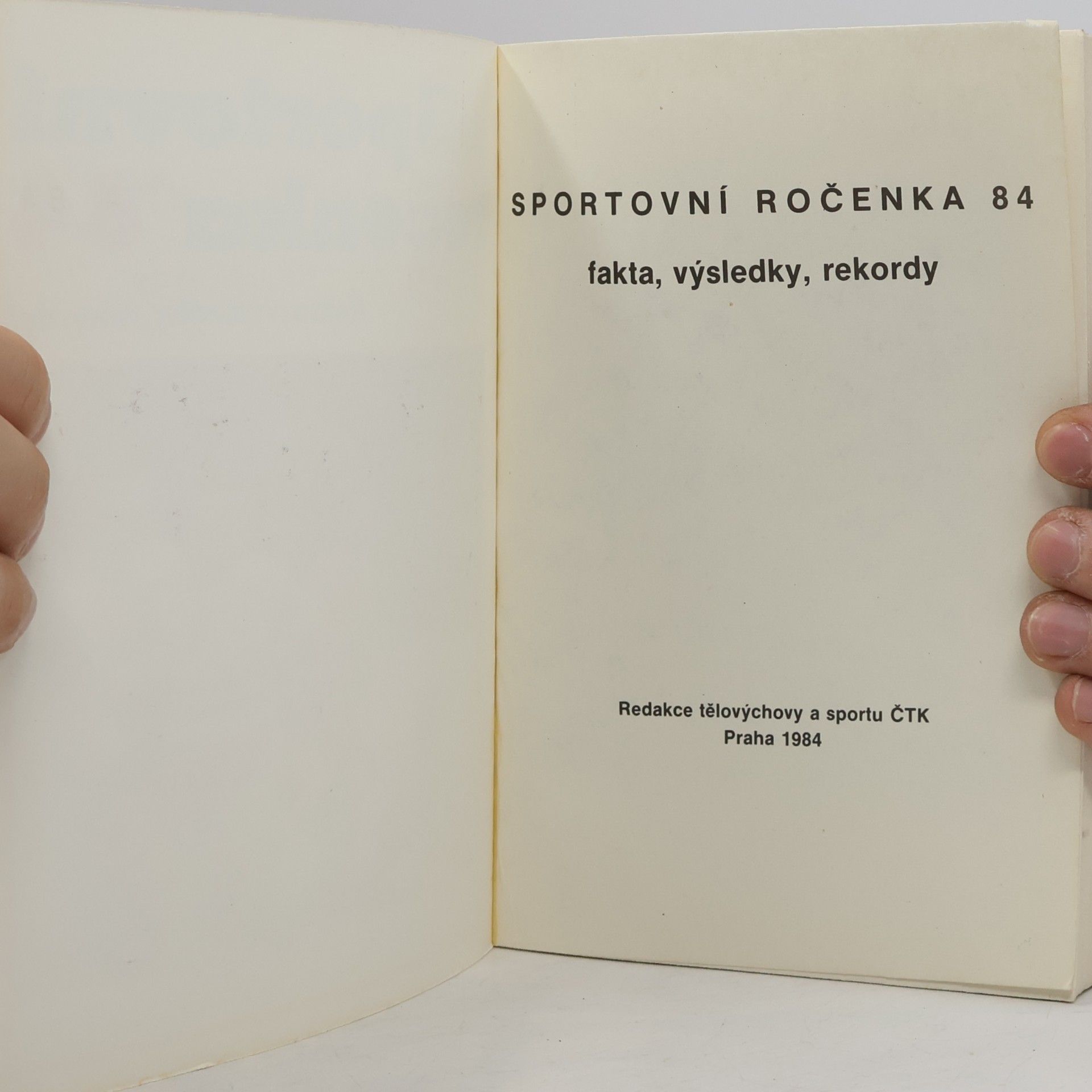 AA.VV. Sportovní ročenka 84