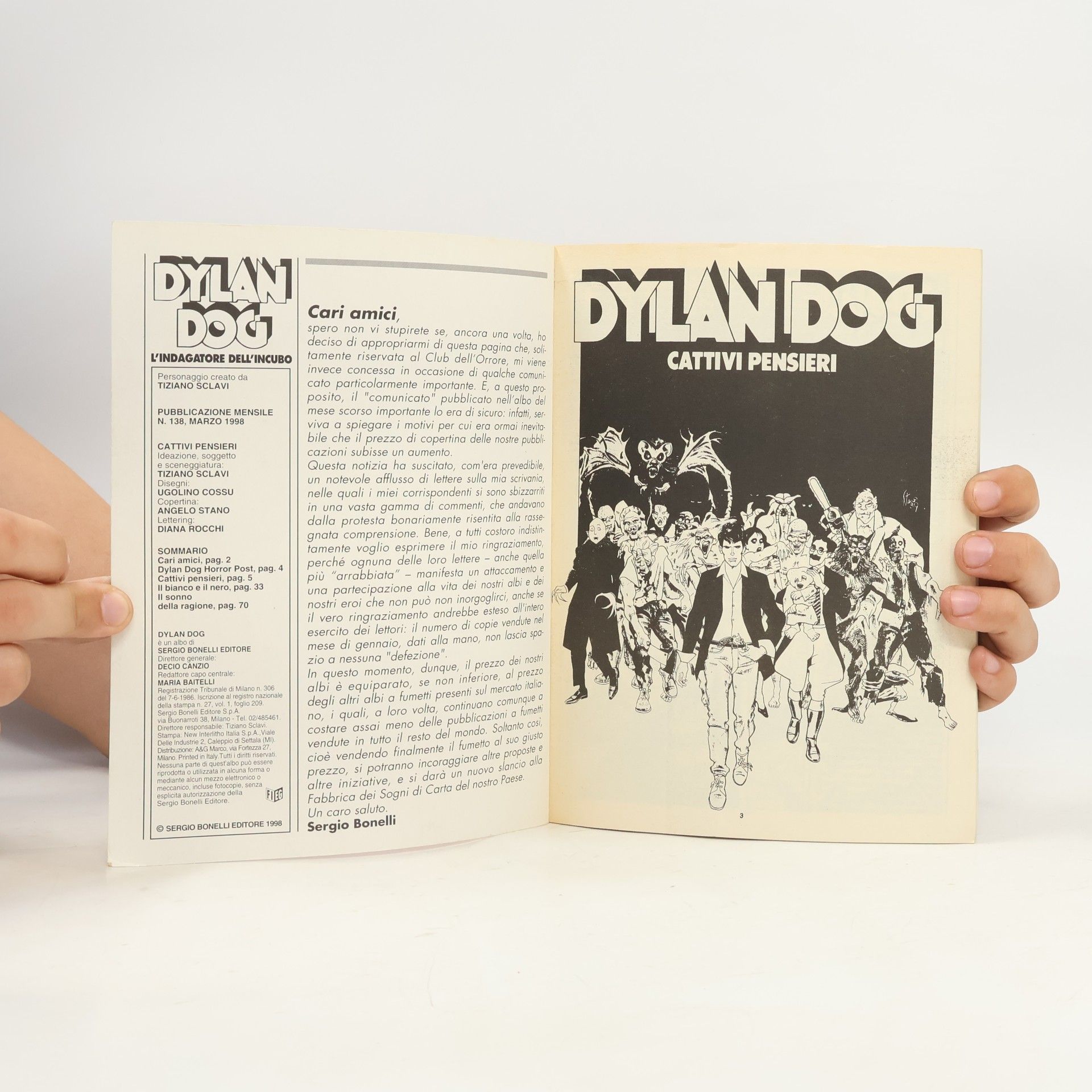Tiziano Sclavi Dylan Dog 138