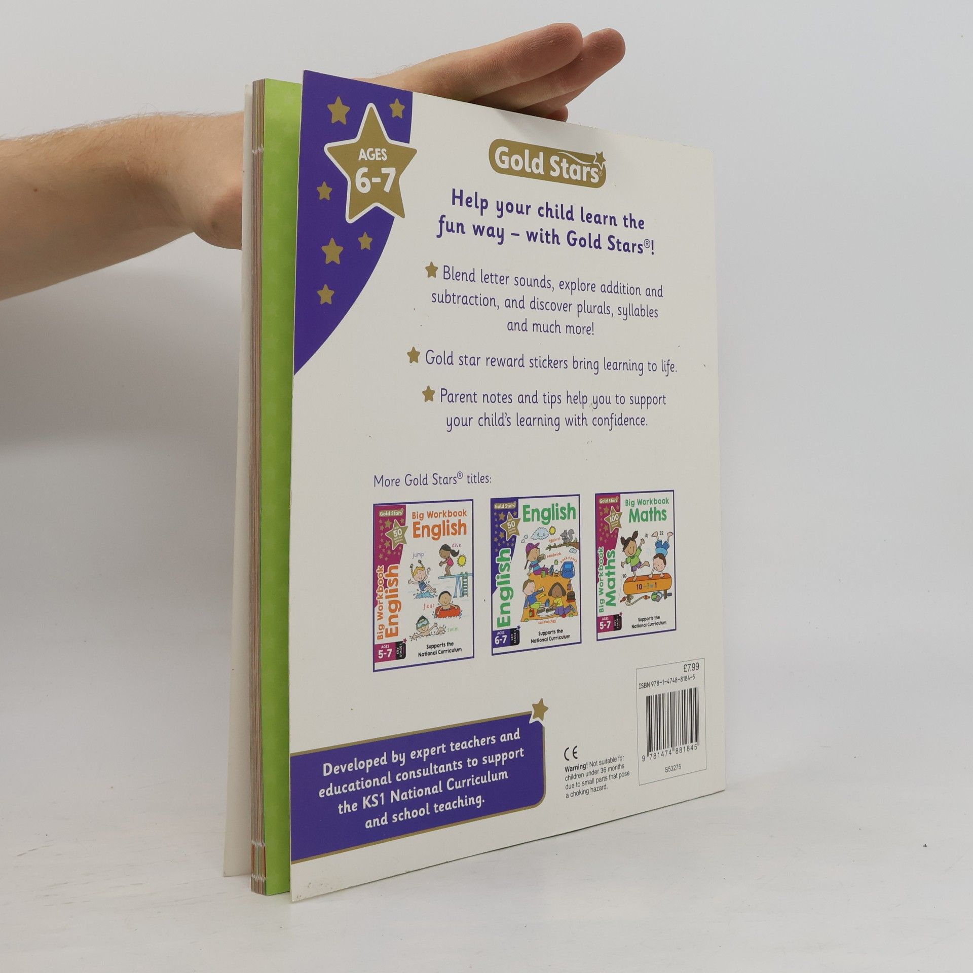 Adam Linley Gold Stars Big Workbook Year Two Ages 6-7 Key Stage 1