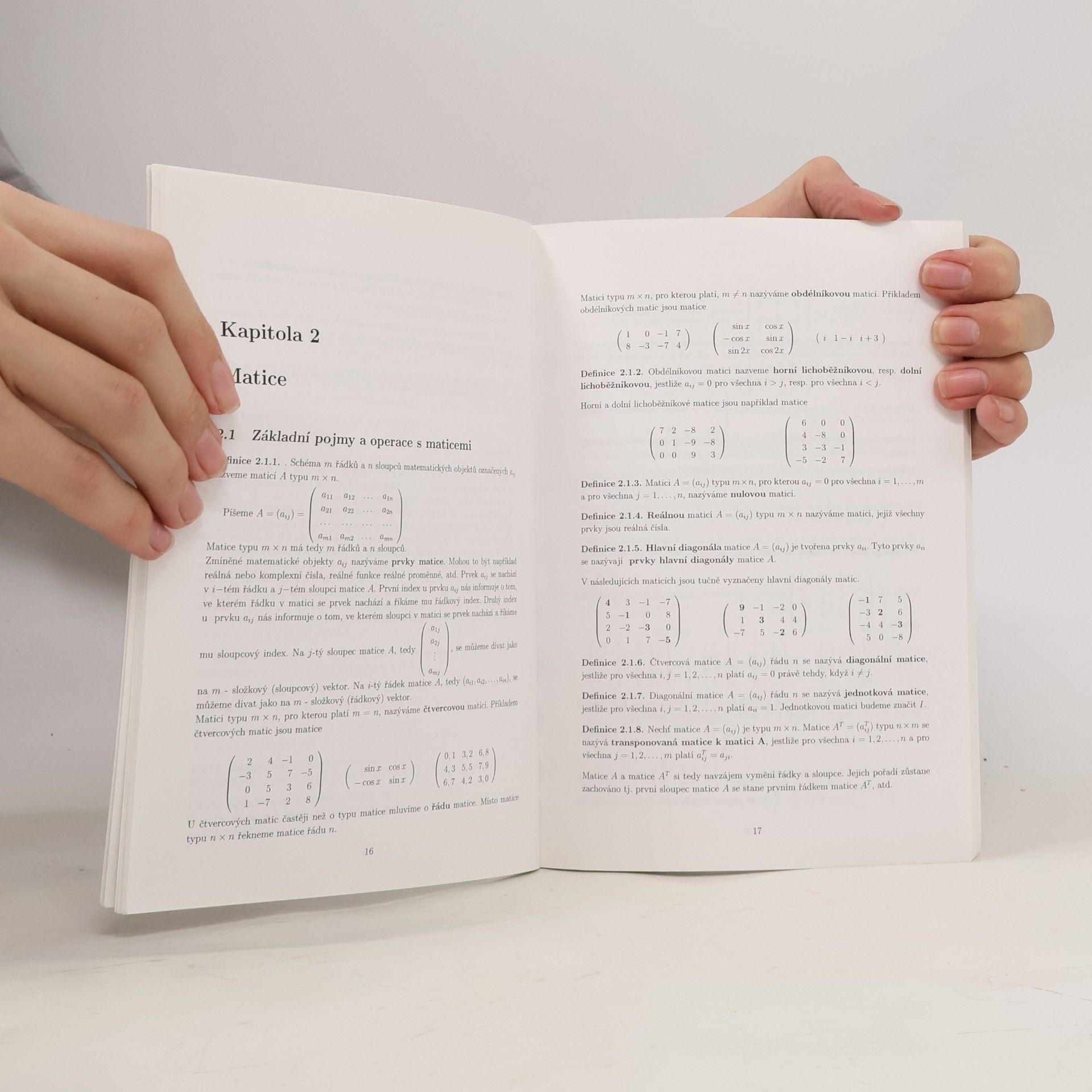 Jana Šimsová Sbírka úloh z matematiky : lineární algebra