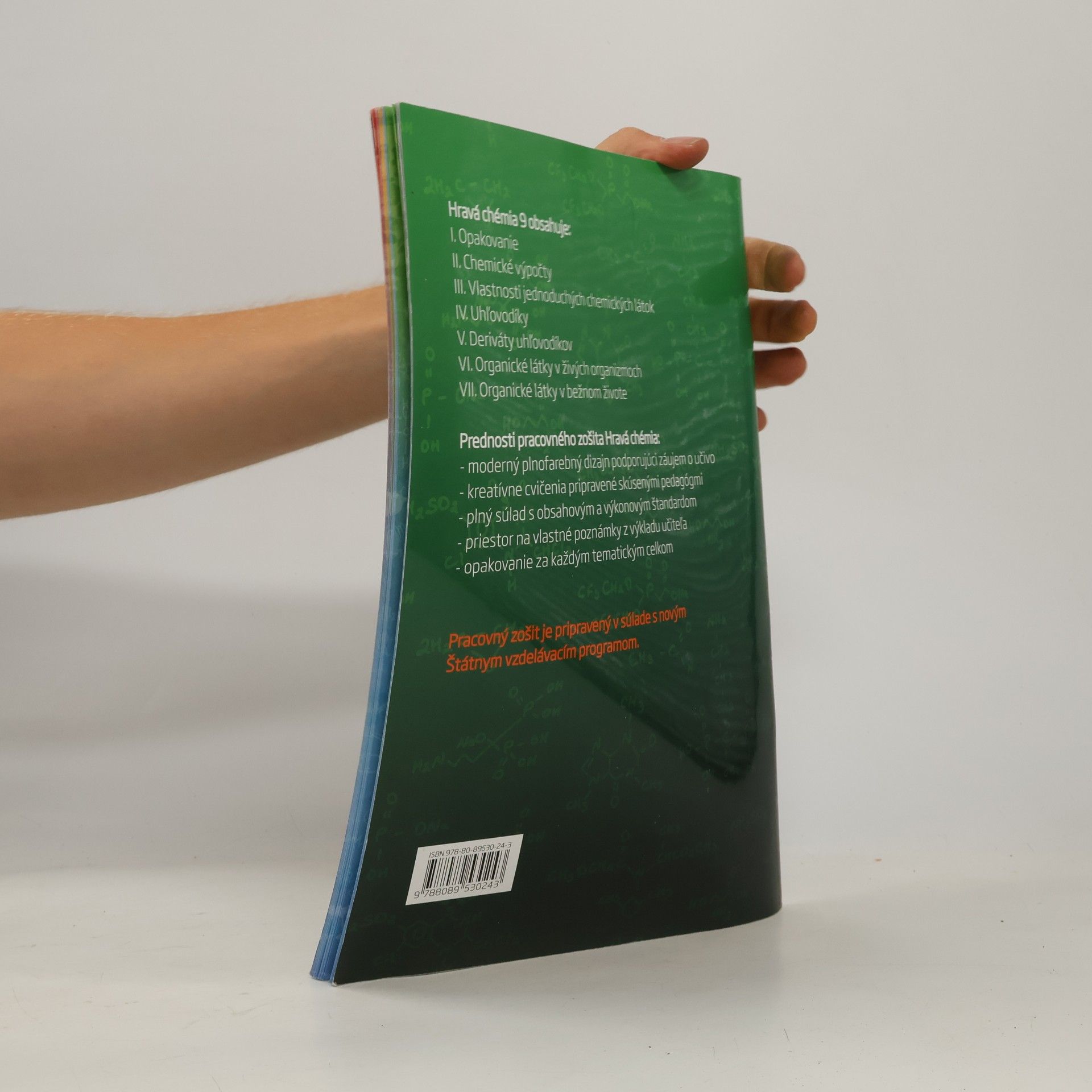 Autorenkollektiv Hravá chémia - pracovný zošit pre 9. ročník ZŠ a kvartu GOŠ
