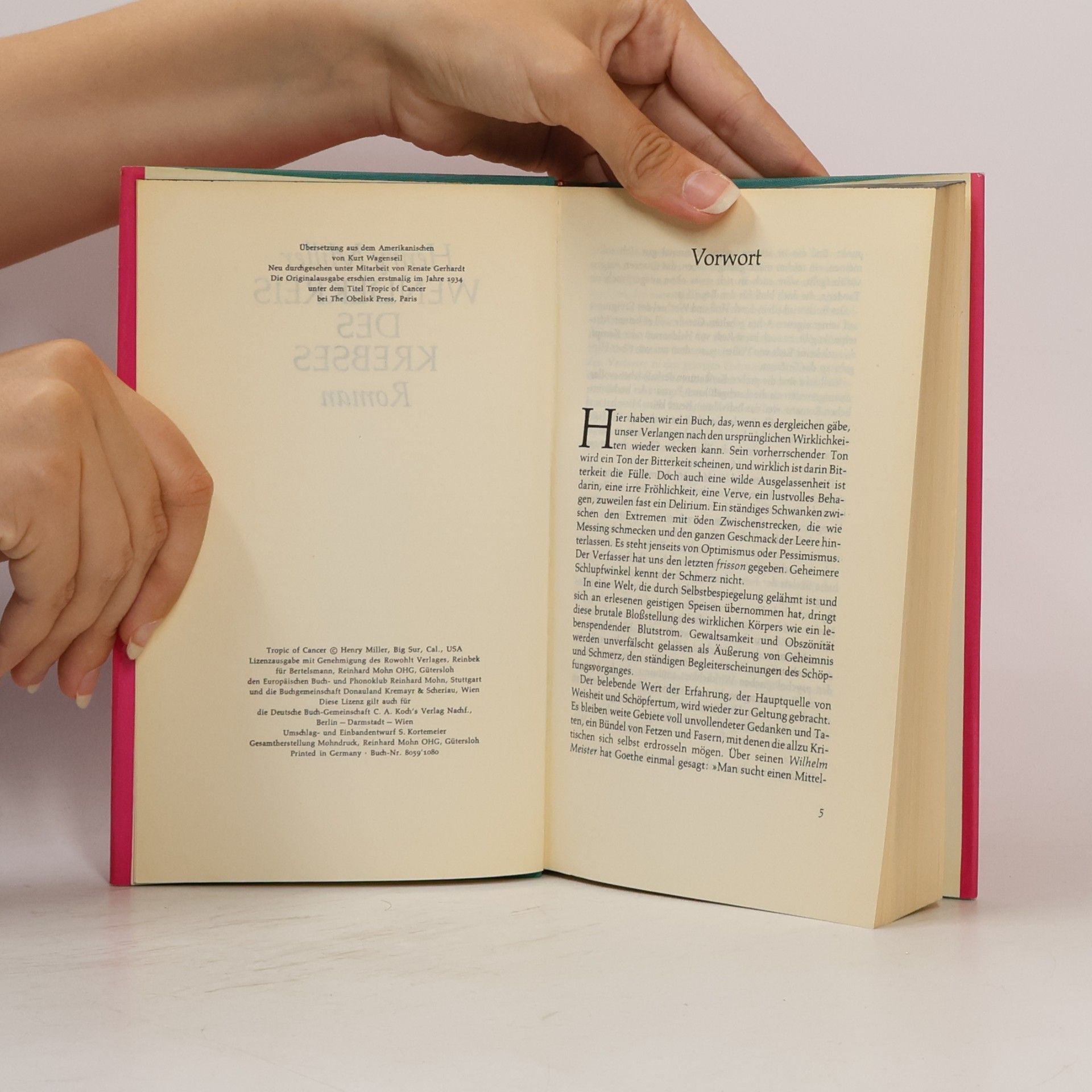 Henry Miller Wendekreis des Krebses