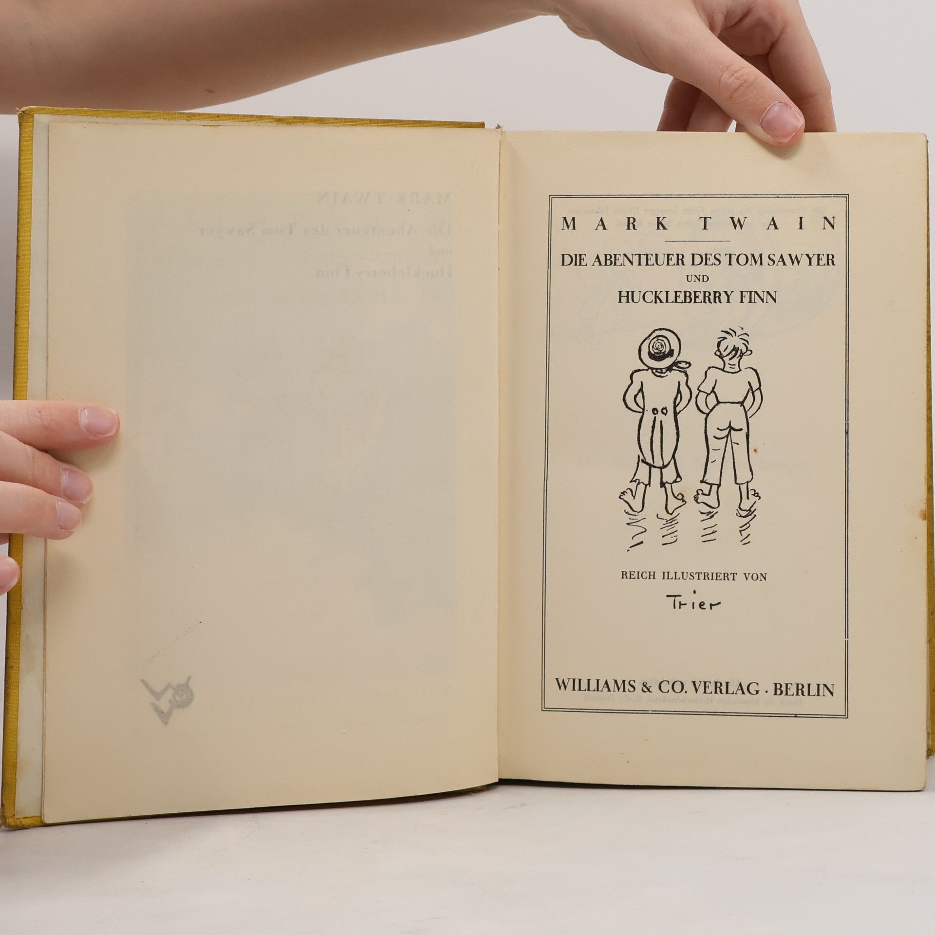 Mark Twain Tom Sawyer und Huck Finn