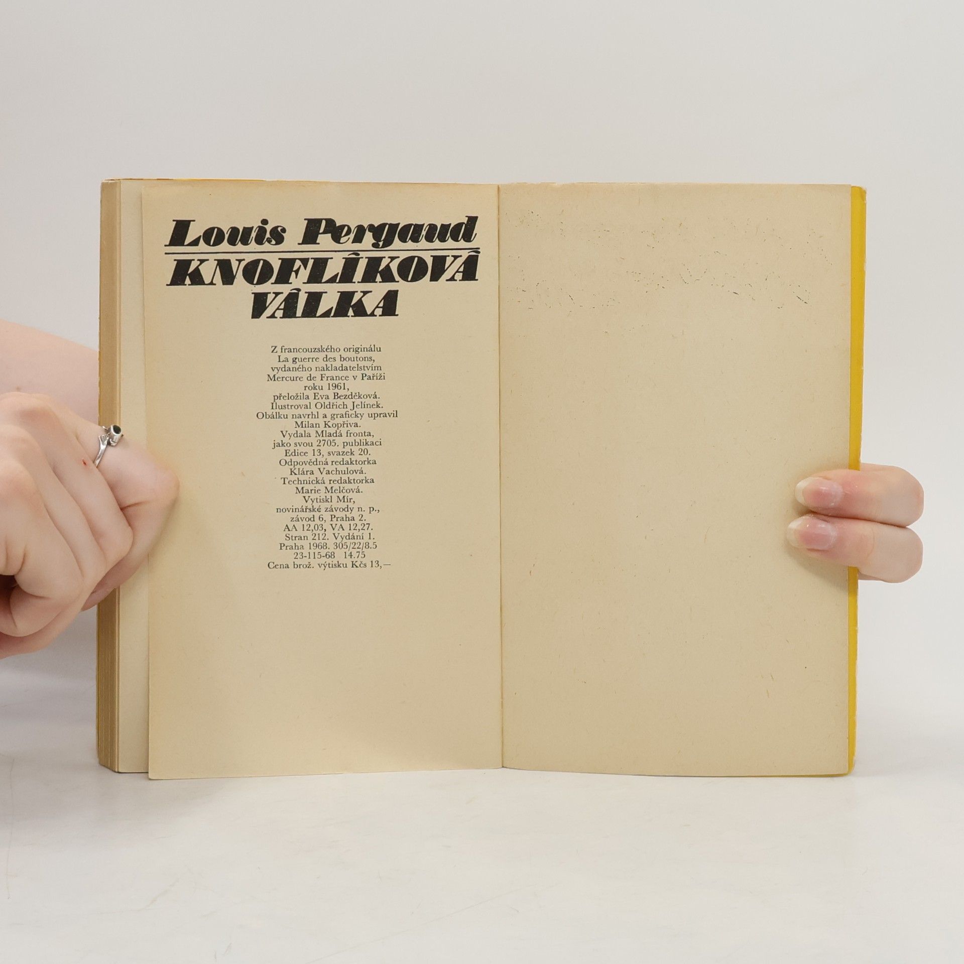 Louis Pergaud Knoflíková válka