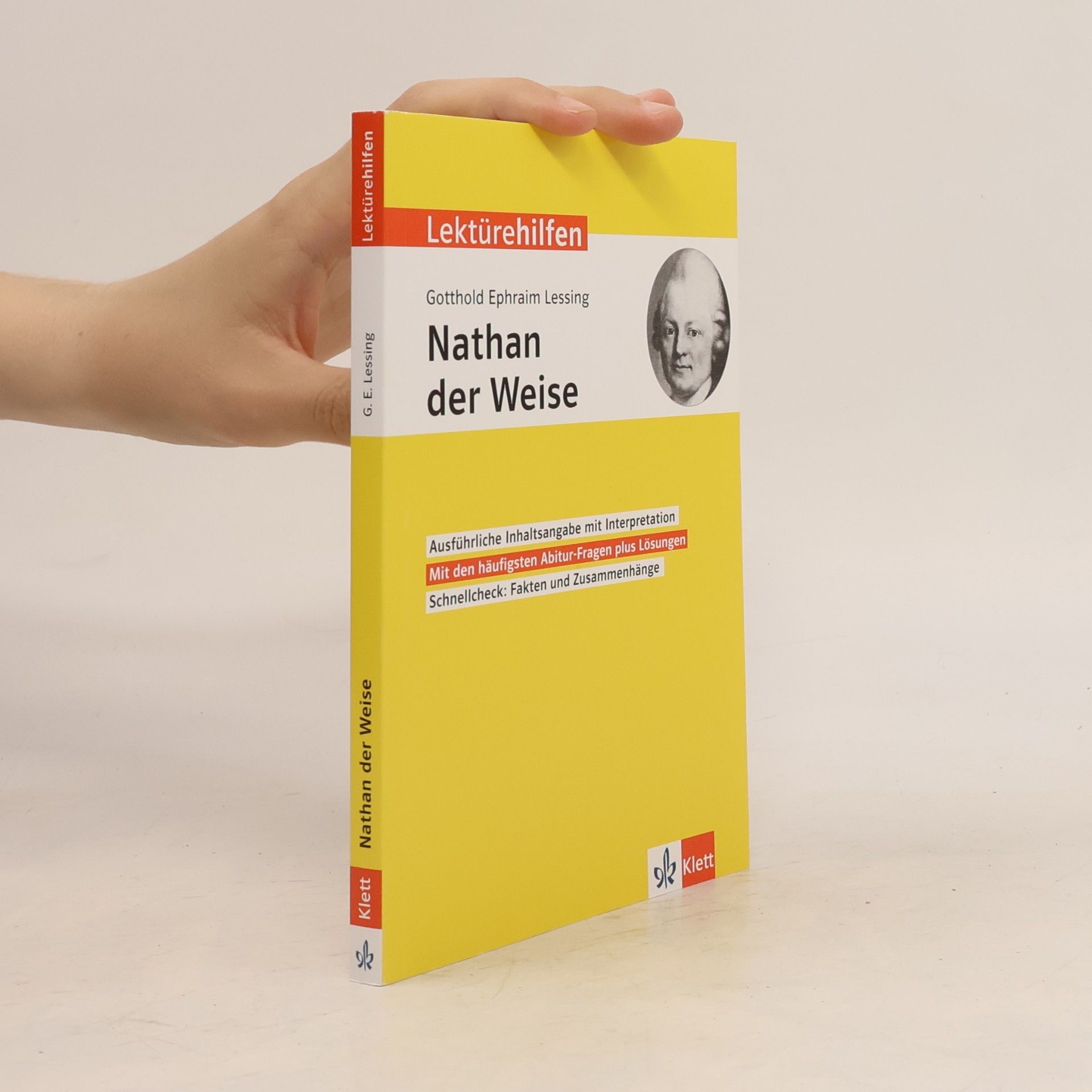 Gerhard Sedding Klett Lektürehilfen Gotthold Ephraim Lessing, Nathan der Weise