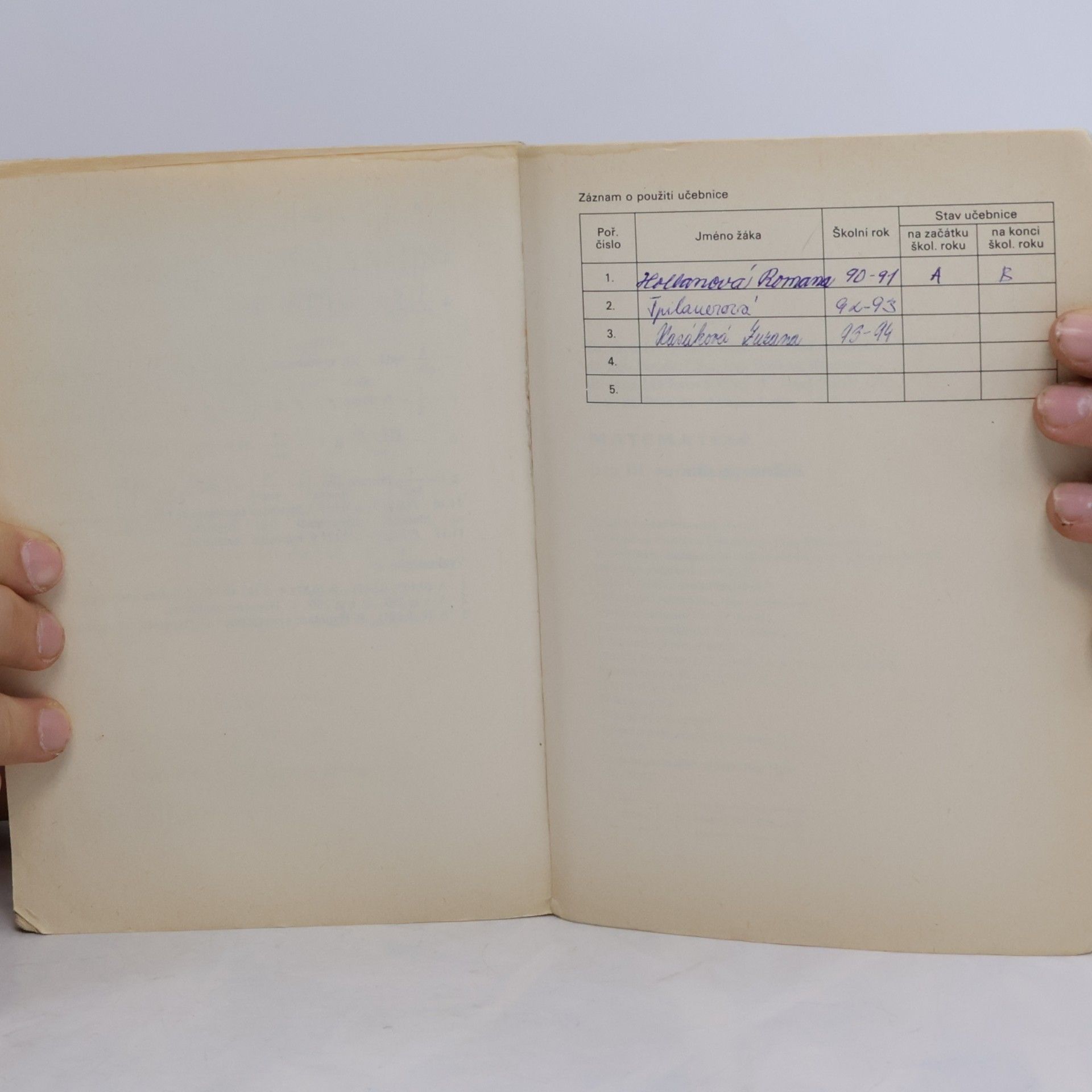 Jaroslav Šedivý Matematika pro III. ročník gymnázií