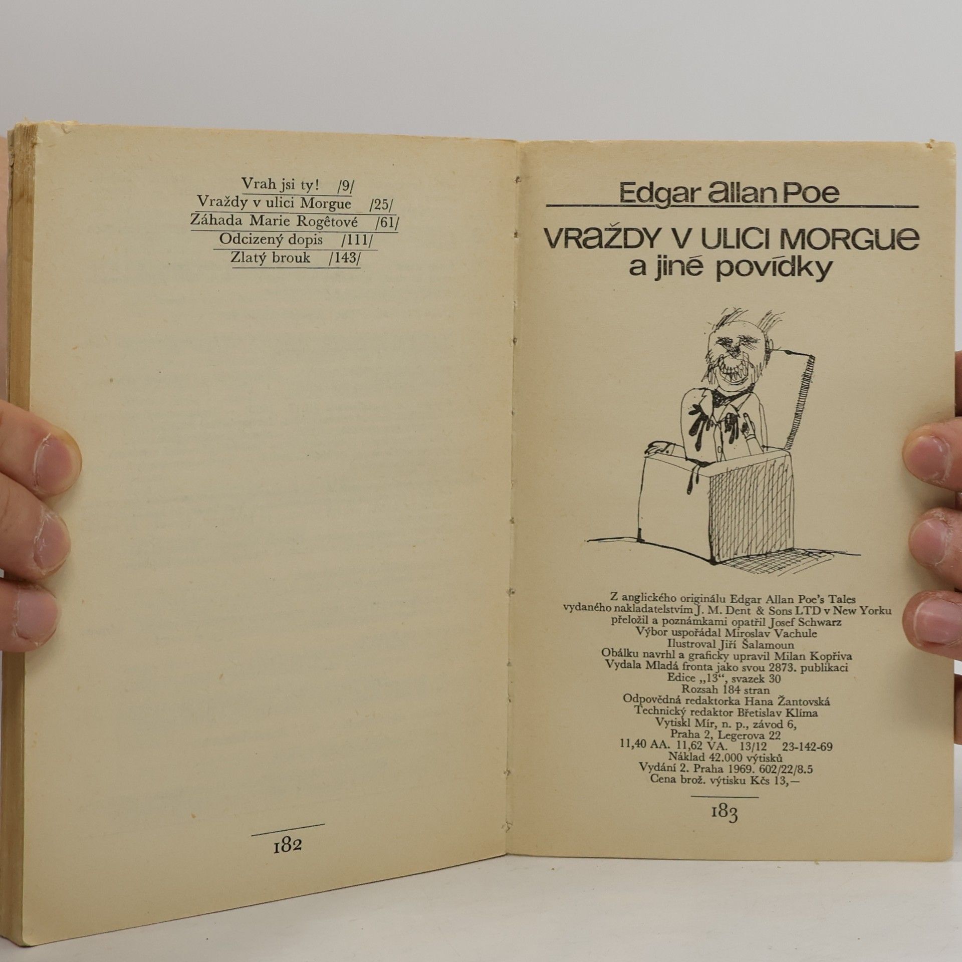 Edgar Allan Poe Vraždy v ulici Morgue a jiné povídky