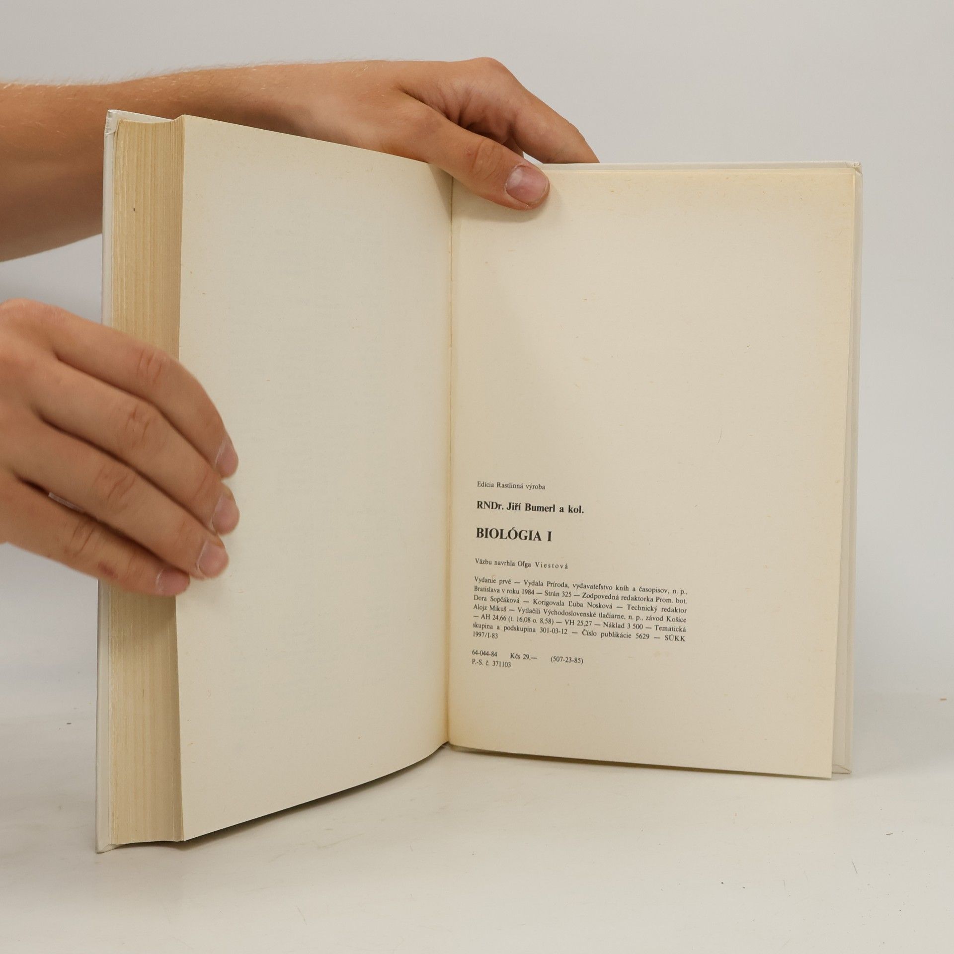 Autorenkollektiv Biológia 1984, ročník 39, č. 1