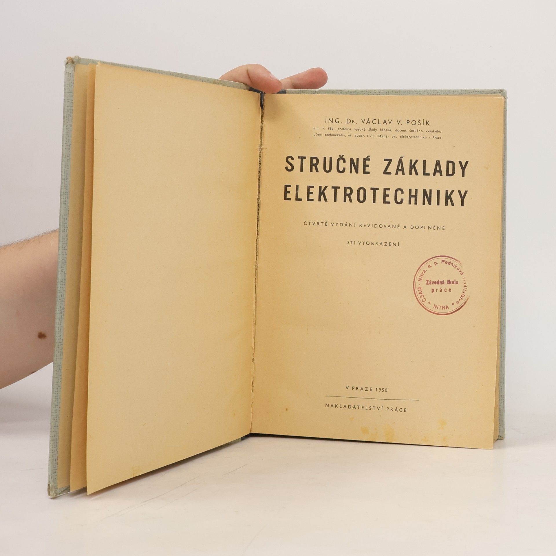 Václav V. Pošík Stručné základy elektrotechniky
