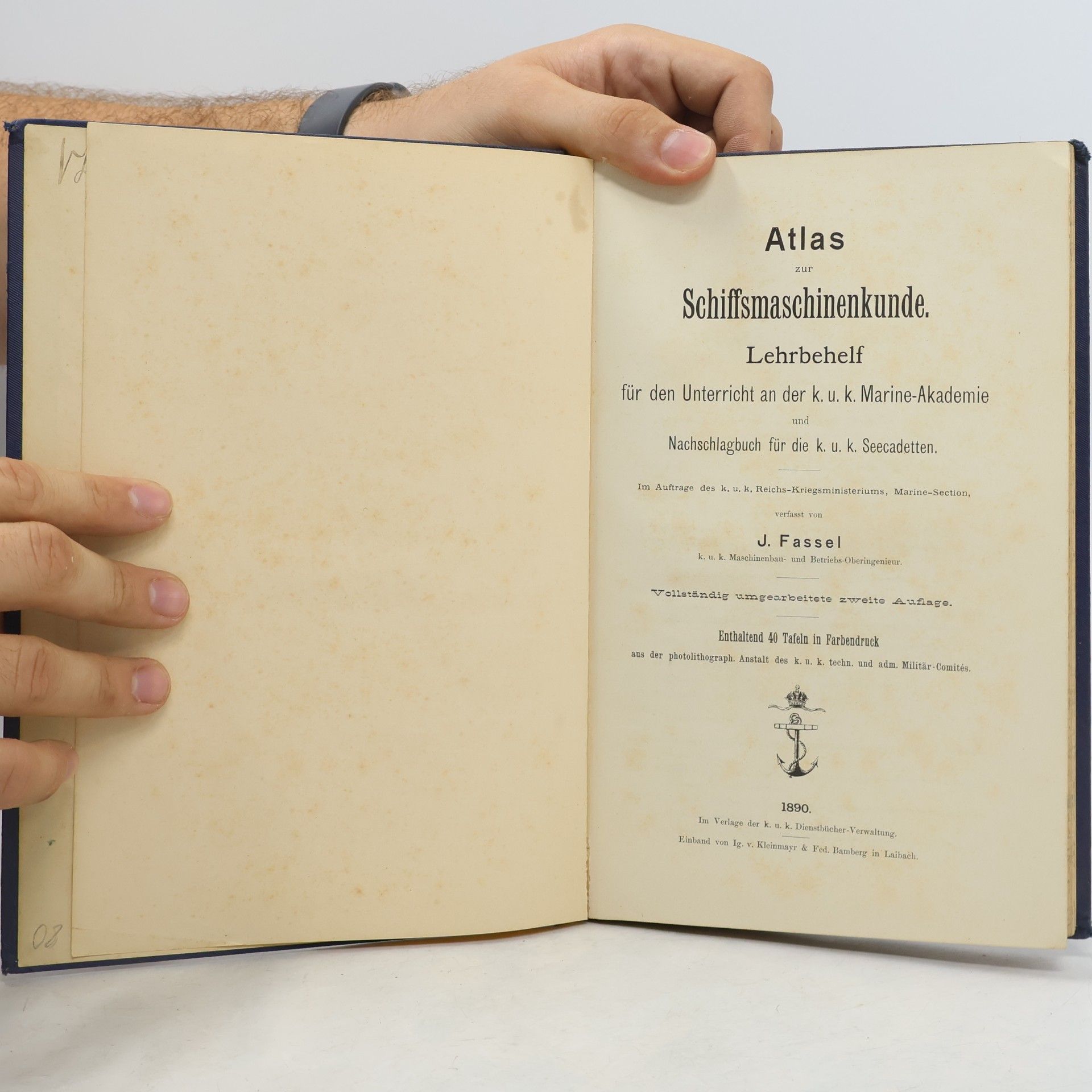 J. Fassel Atlas der Schiffsmaschinenkunde