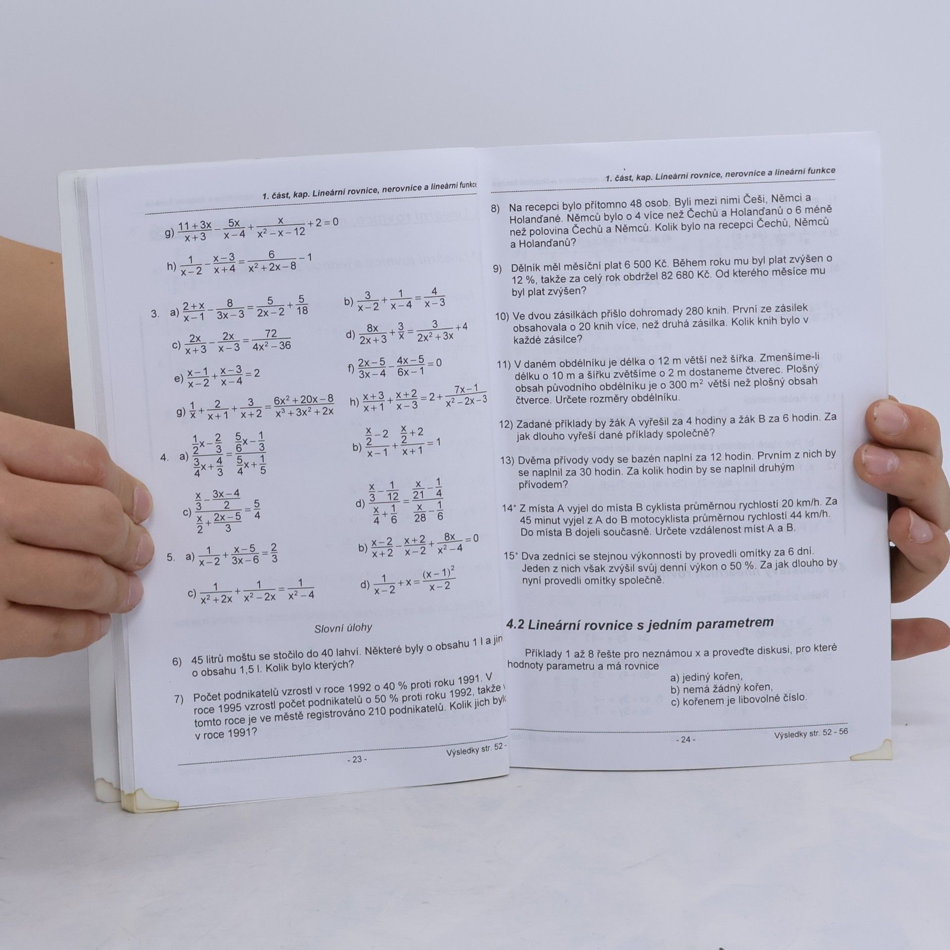 Jaroslav Klodner Sbírka úloh z matematiky pro obchodní akademie