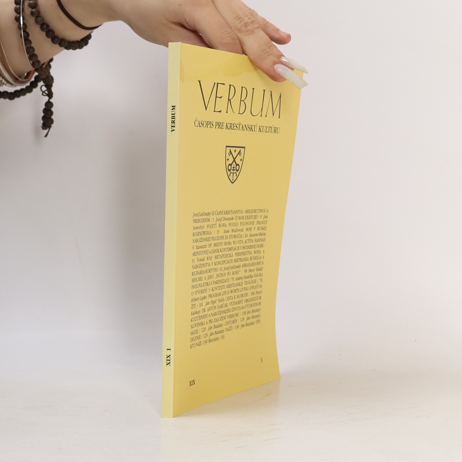 AA.VV. Verbum. Časopis pre kresťanskú kultúru XIX 1