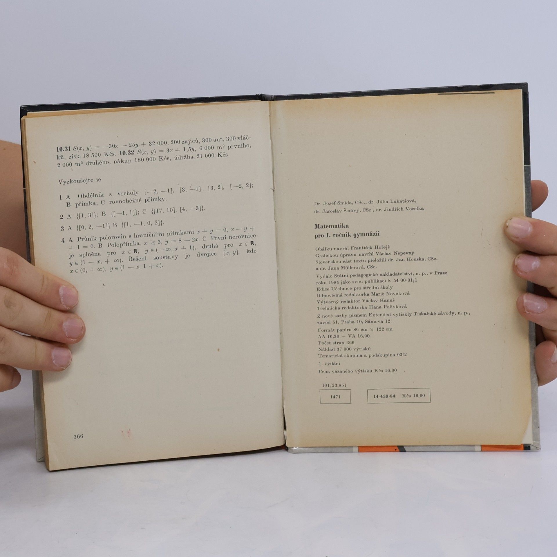 Jaroslav Šedivý Matematika pro I. ročník gymnázií