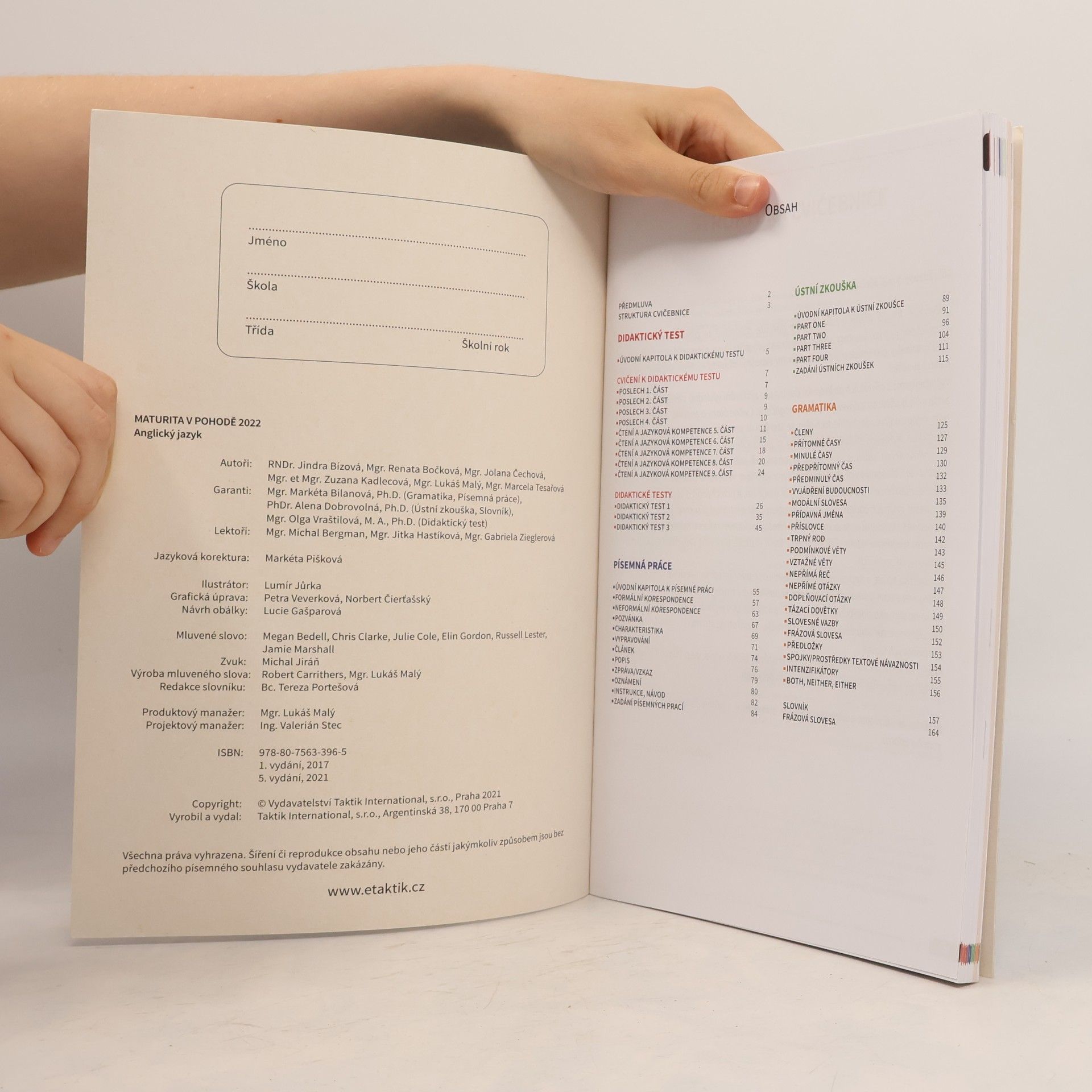 Various authors Maturita v pohodě 2022. Anglický jazyk