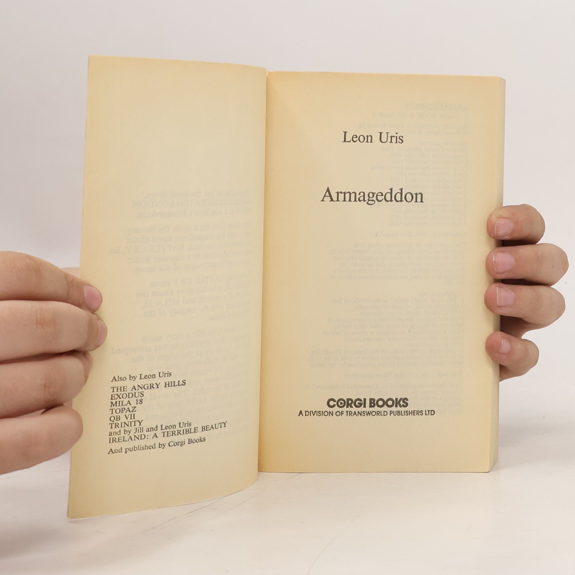 Leon Uris Armageddon