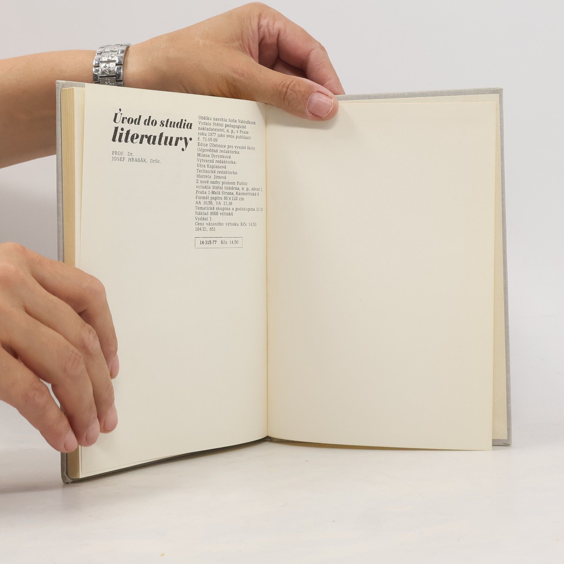 Josef Hrabák Úvod do studia literatury