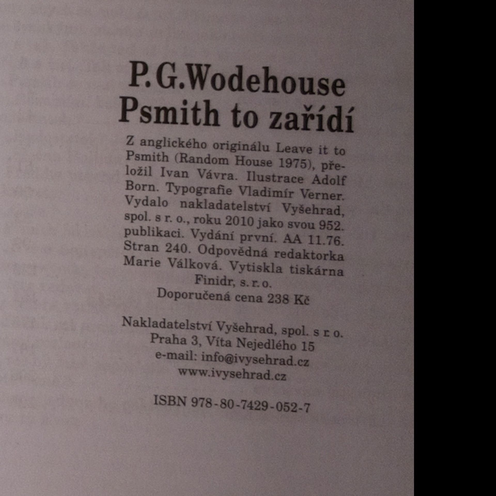 Pelham Wodehouse Psmith to zařídí