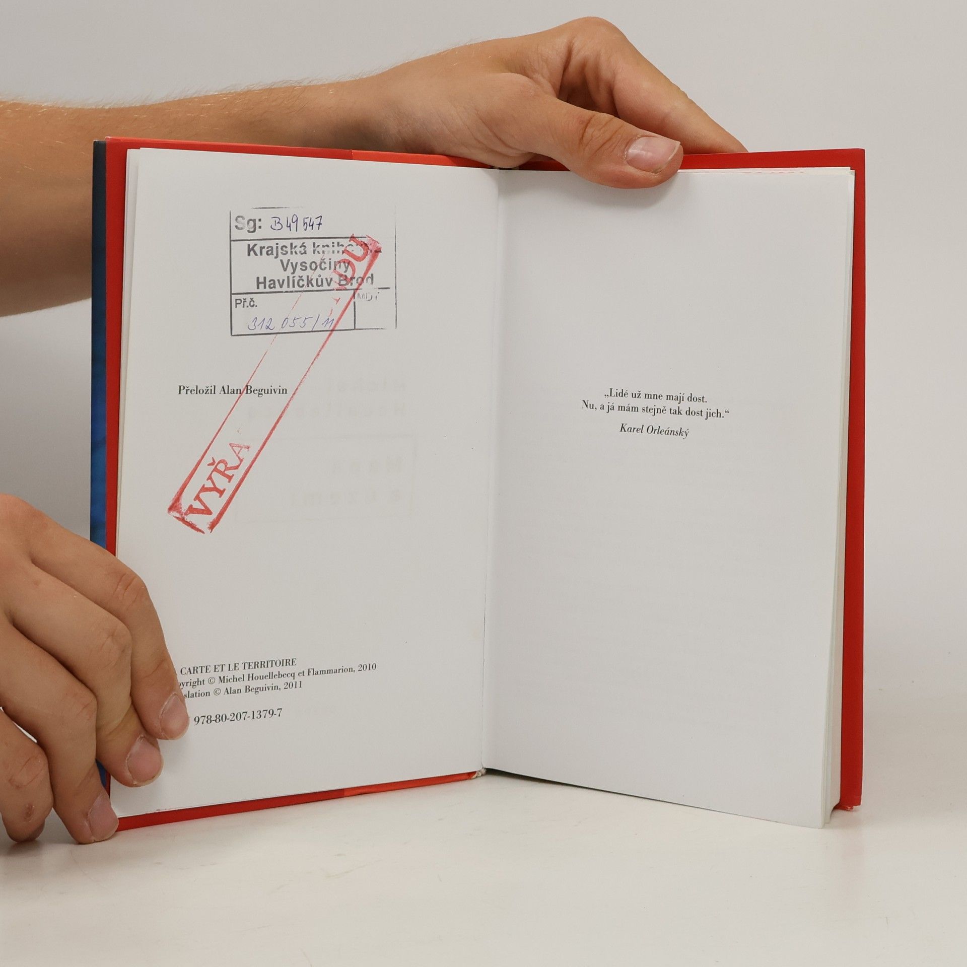 Michel Houellebecq Mapa a území