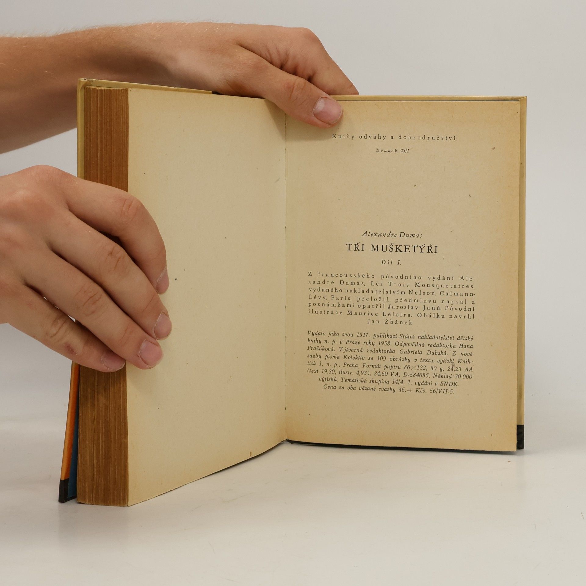 Alexandre Dumas starší Tři mušketýři I.