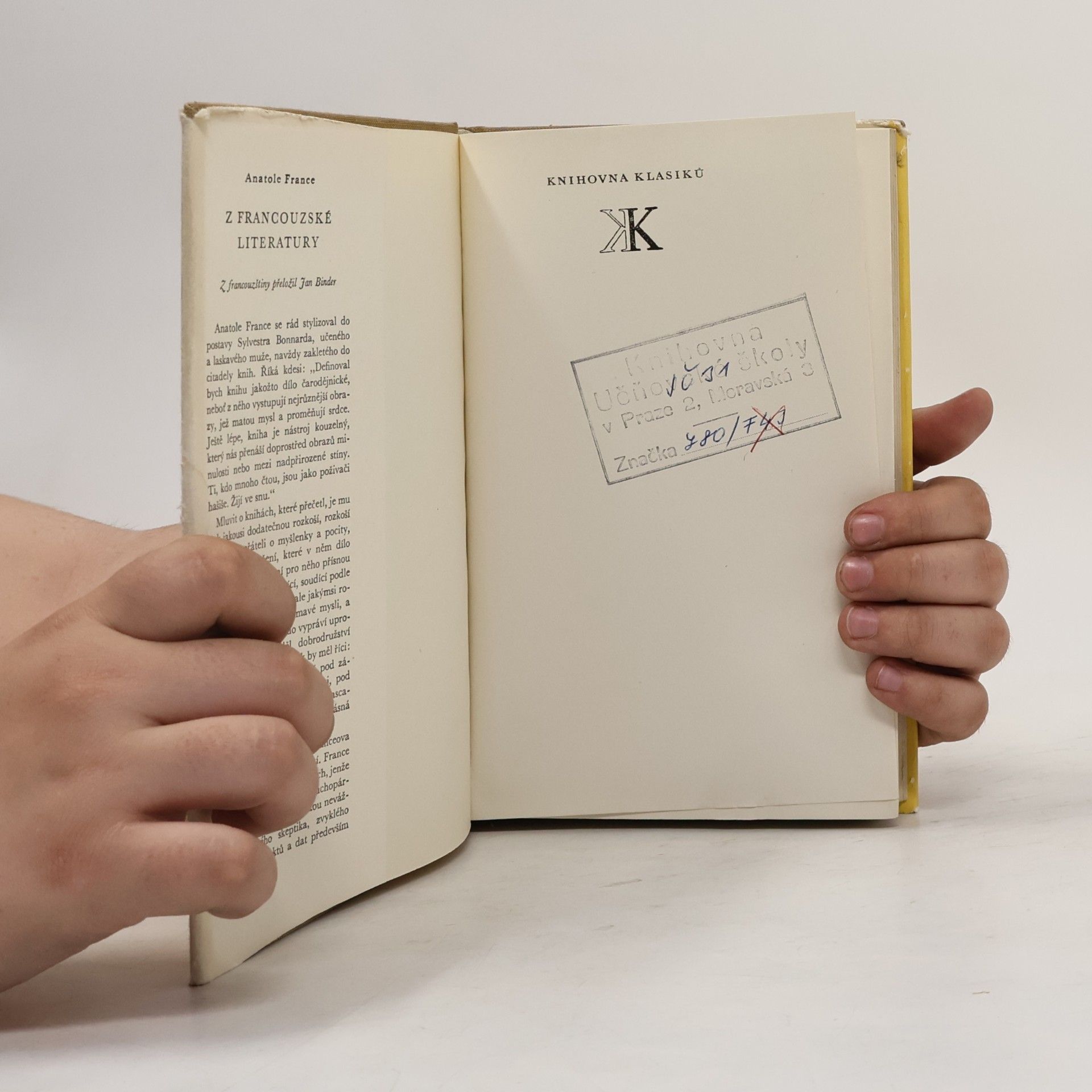 Anatole France Z francouzské literatury