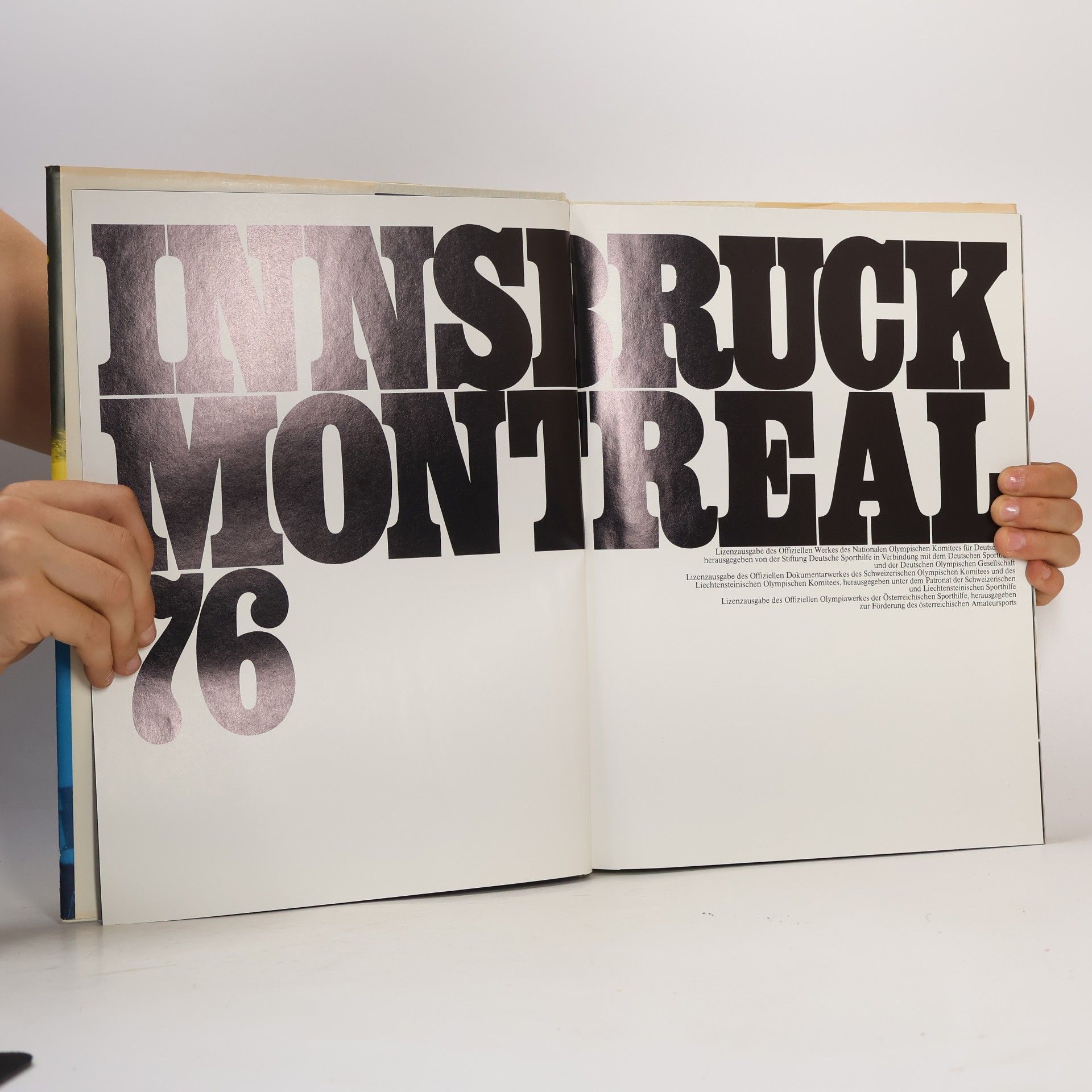 Hanns Joachim Friedrichs Olympische spiele 1976: Montreal-Innsbruck