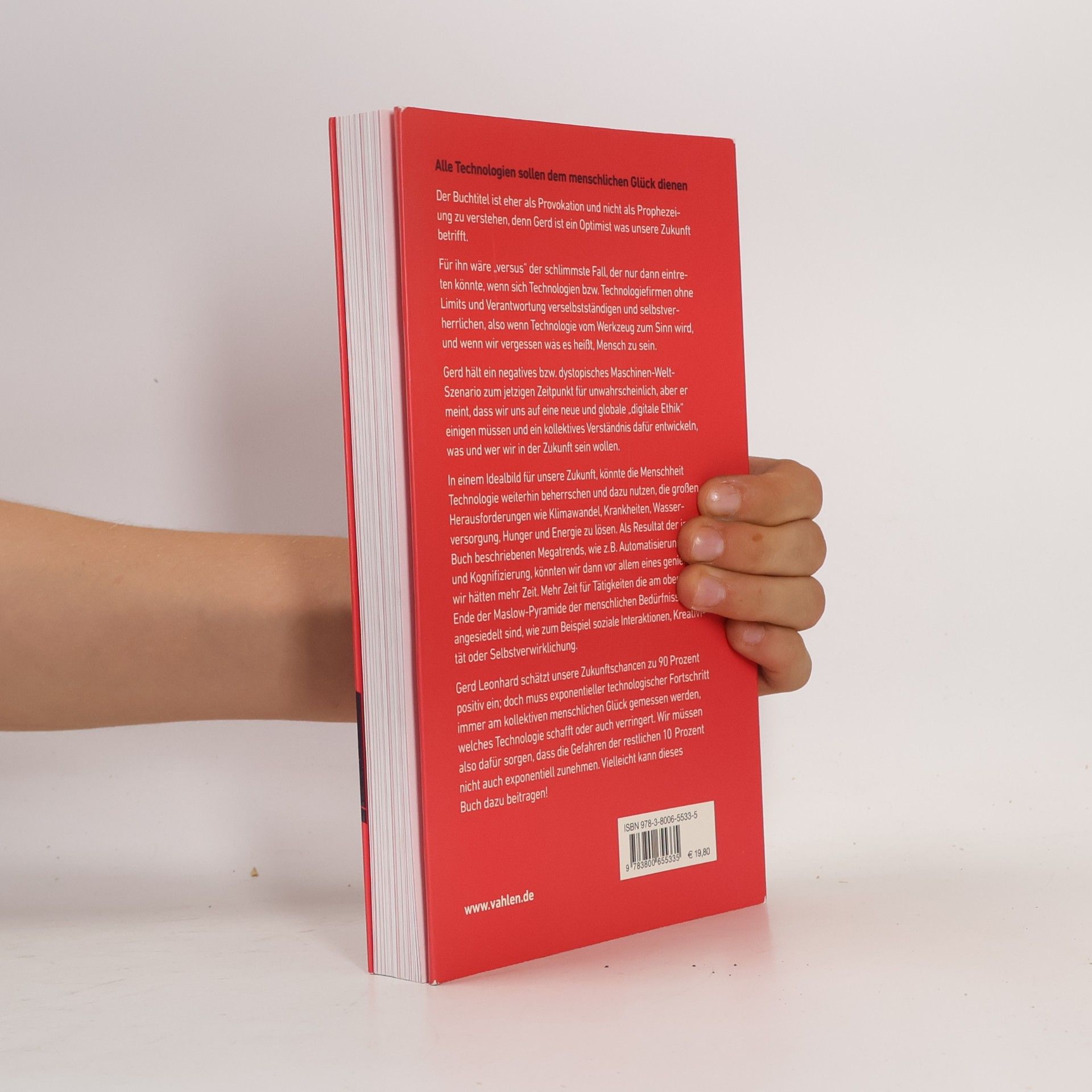 Gerd Leonhard Technology vs. Humanity