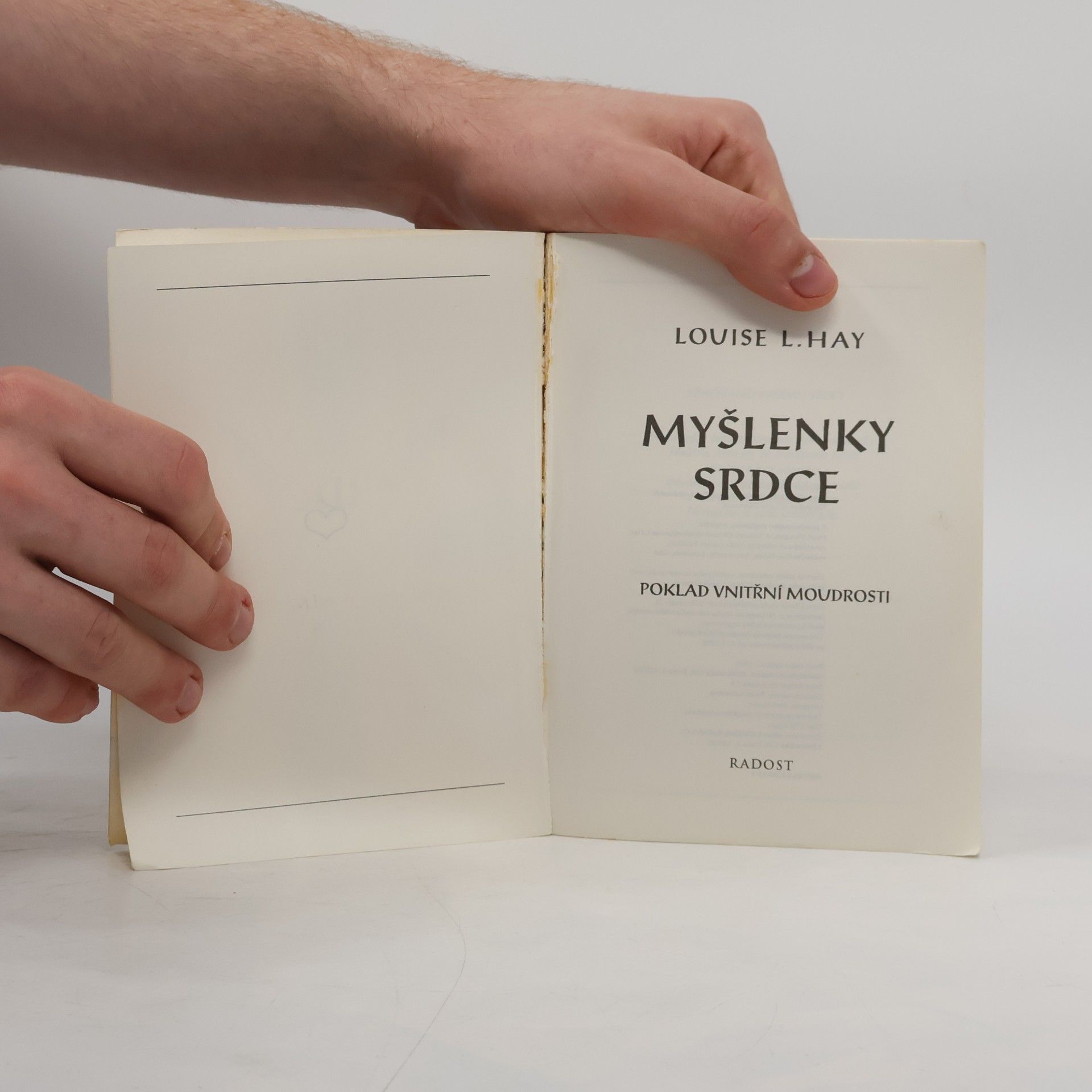 Lousie L. Hay Myšlenky srdce