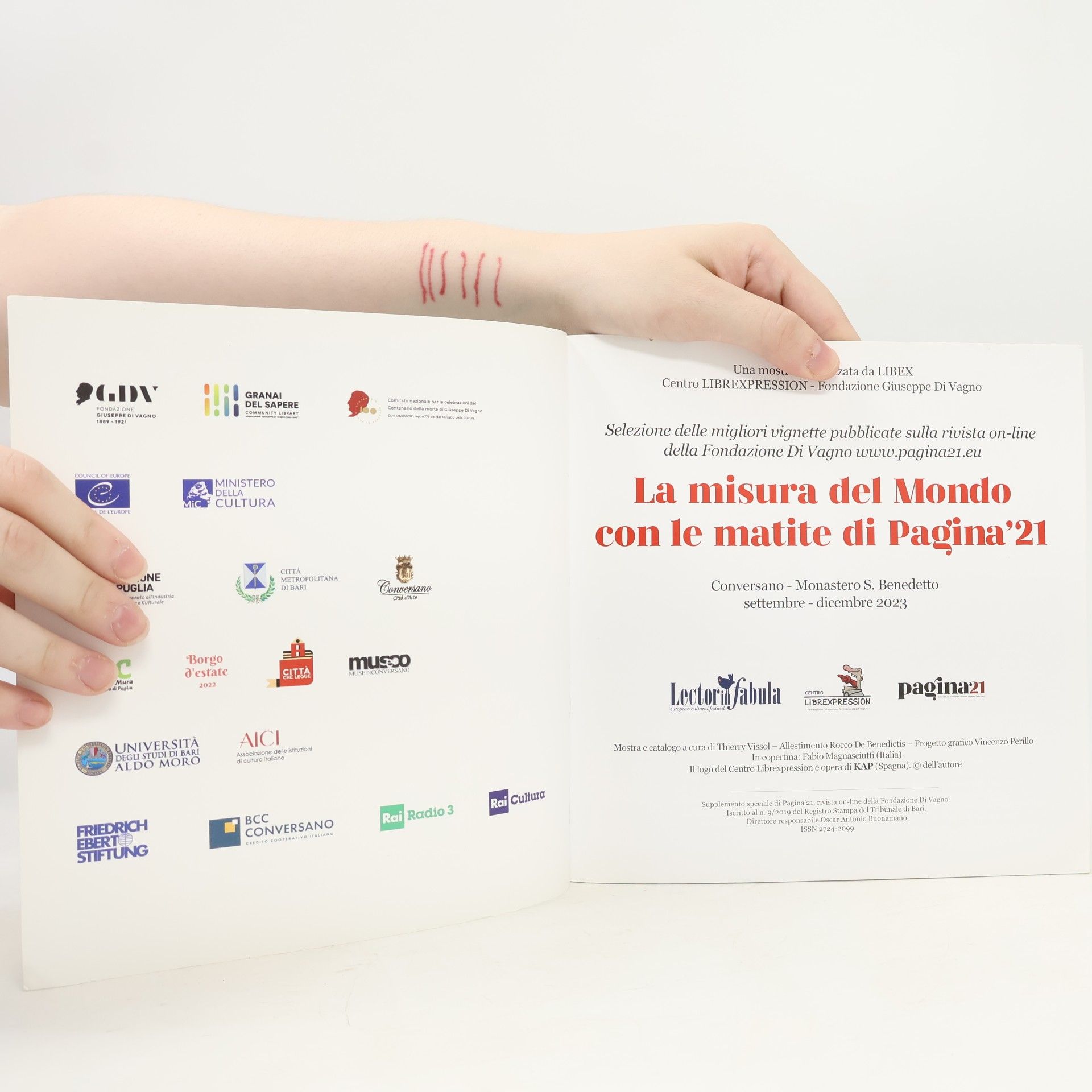 Fabio Magnasciutti La misura del mondo con le matite di Pagina'21